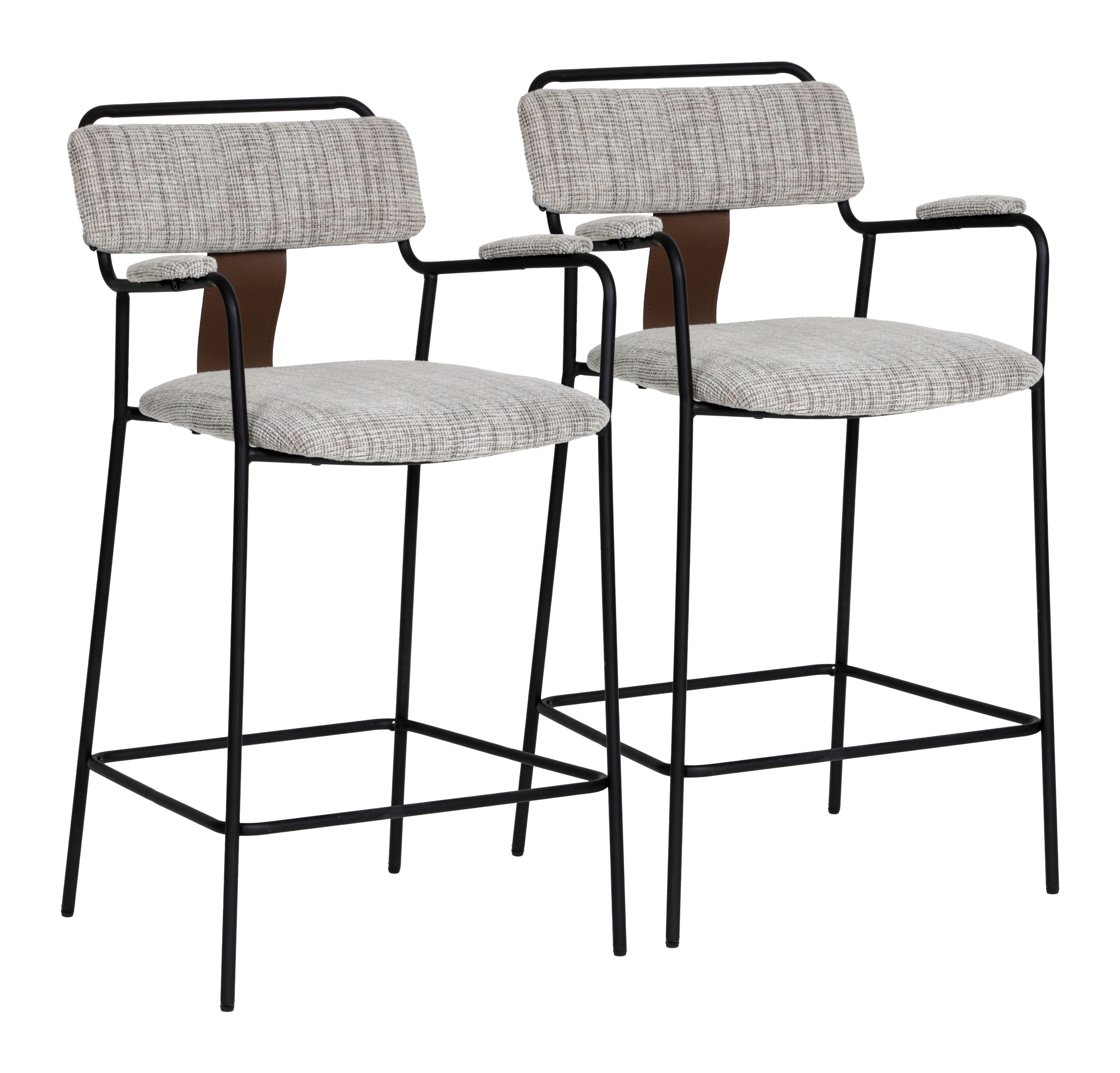 ZUO Couva Counter Height Bar Stool (Set of 2), , large