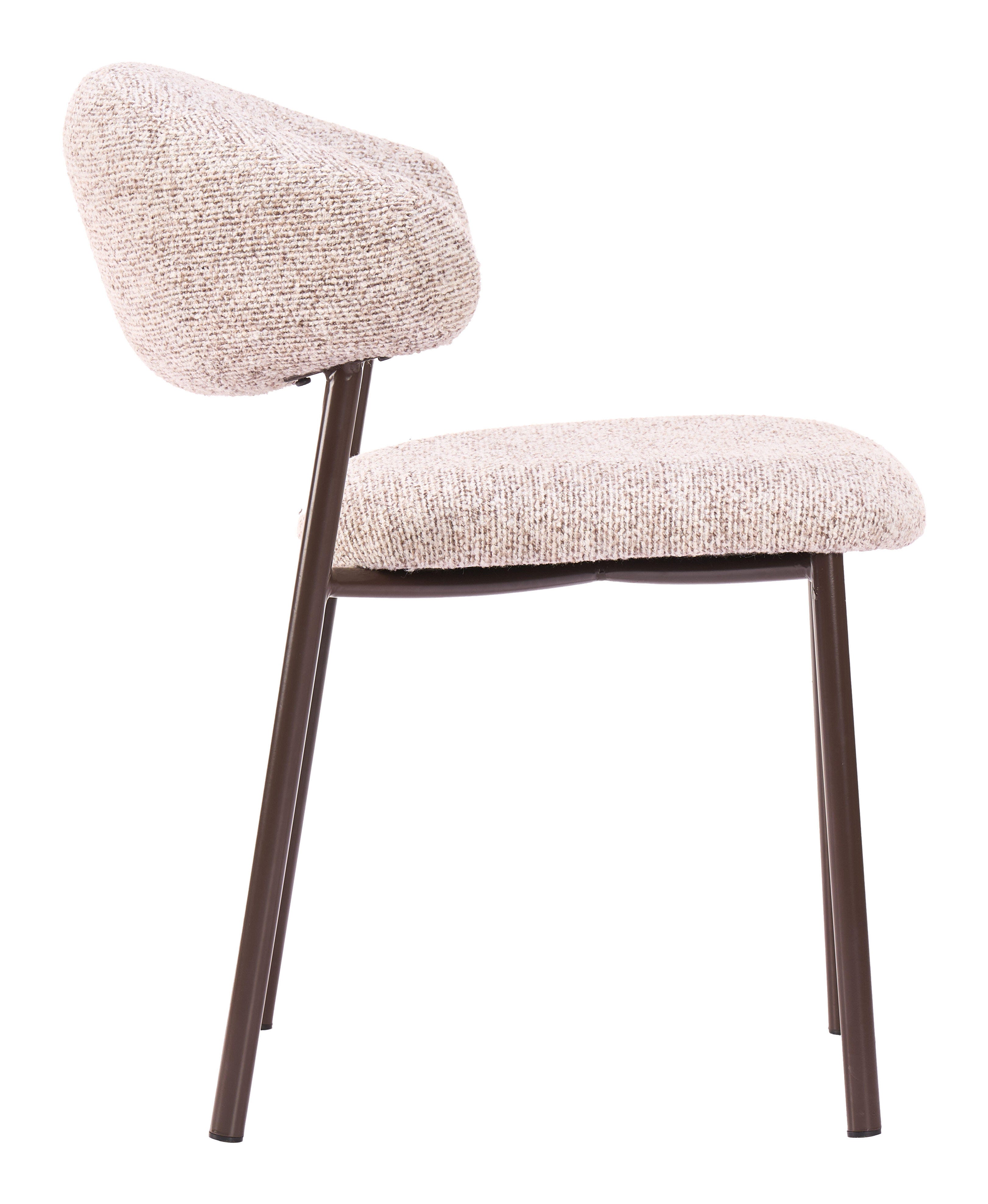 ZUO Seville Dining Chair (Set of 2), Cloud Beige, large