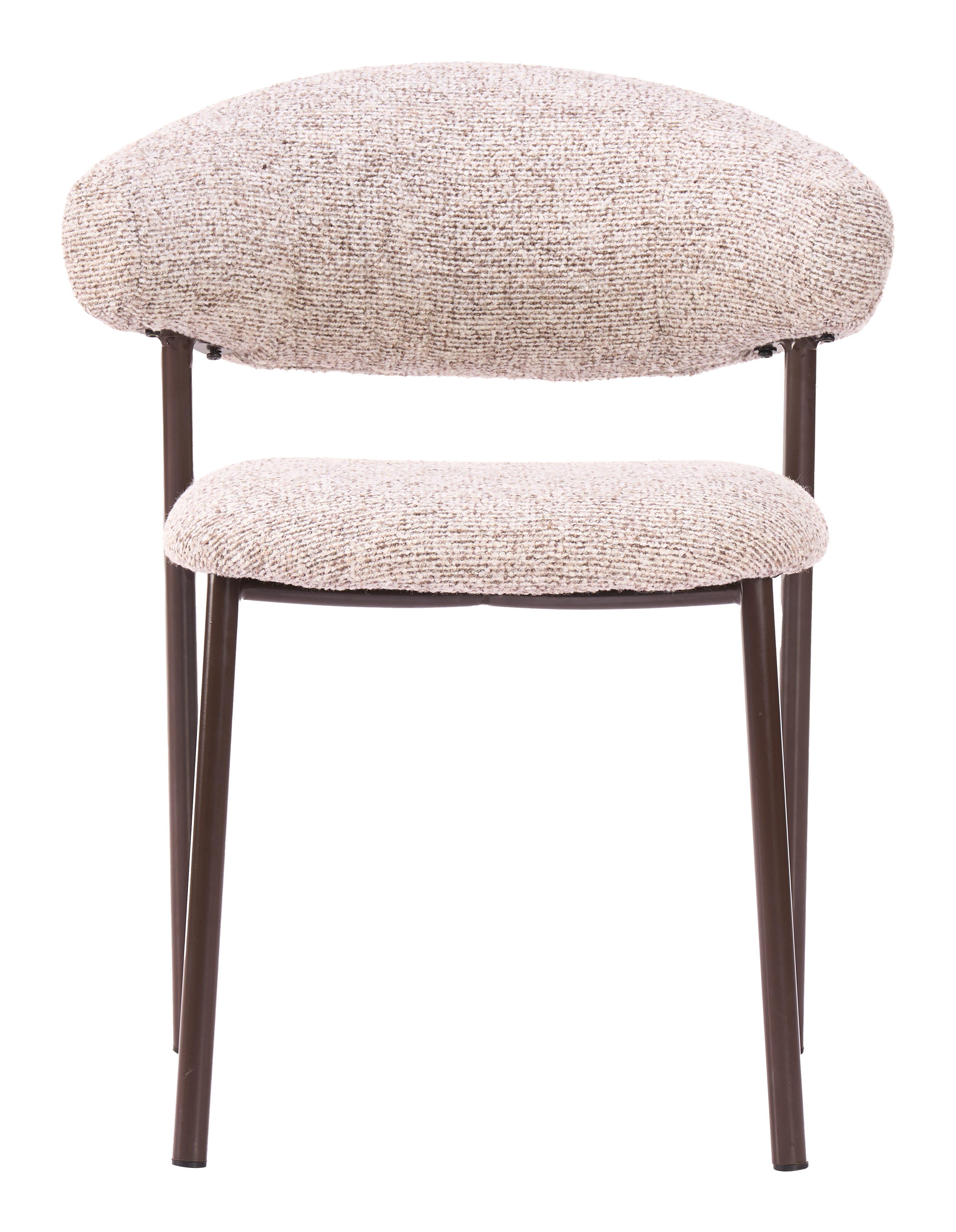 ZUO Seville Dining Chair (Set of 2), Cloud Beige, large