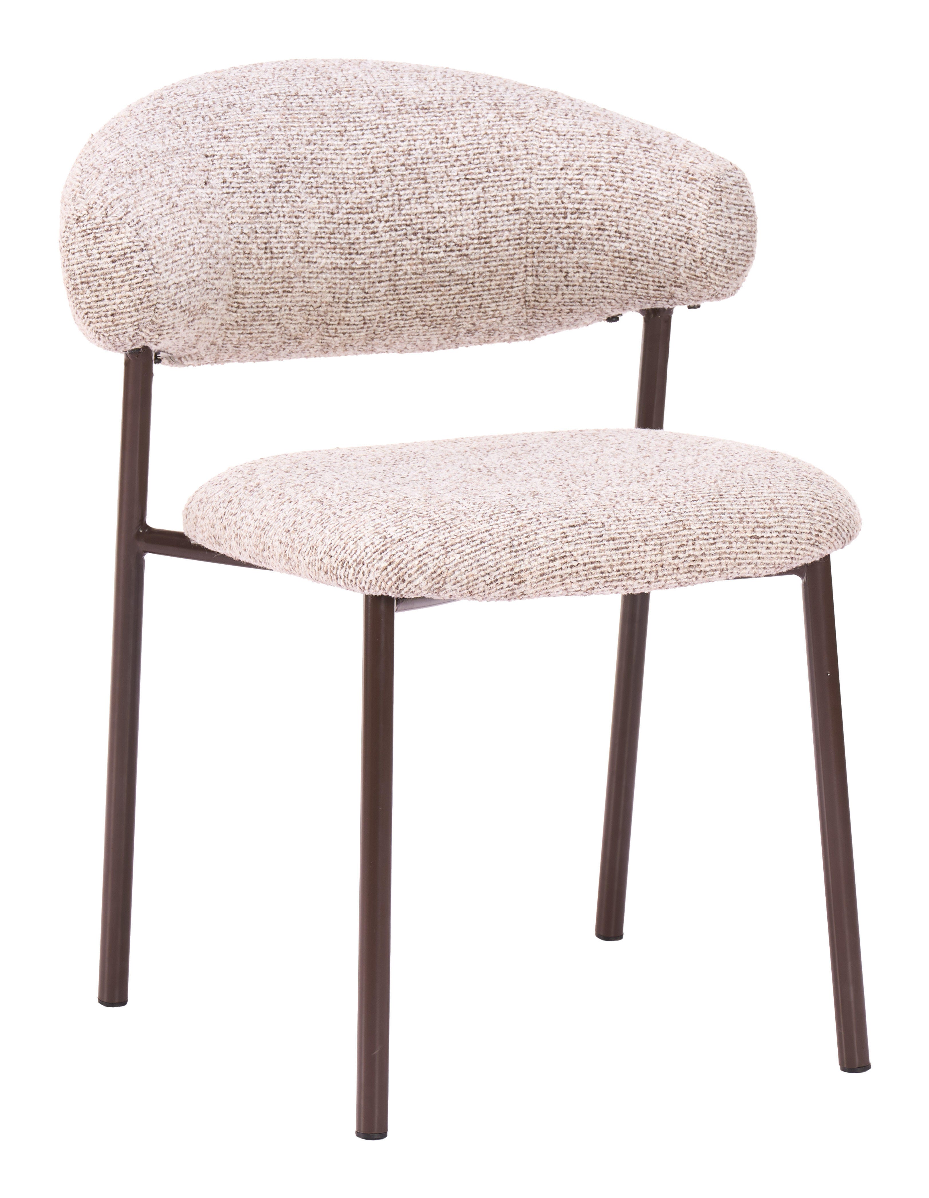 ZUO Seville Dining Chair (Set of 2), Cloud Beige, large