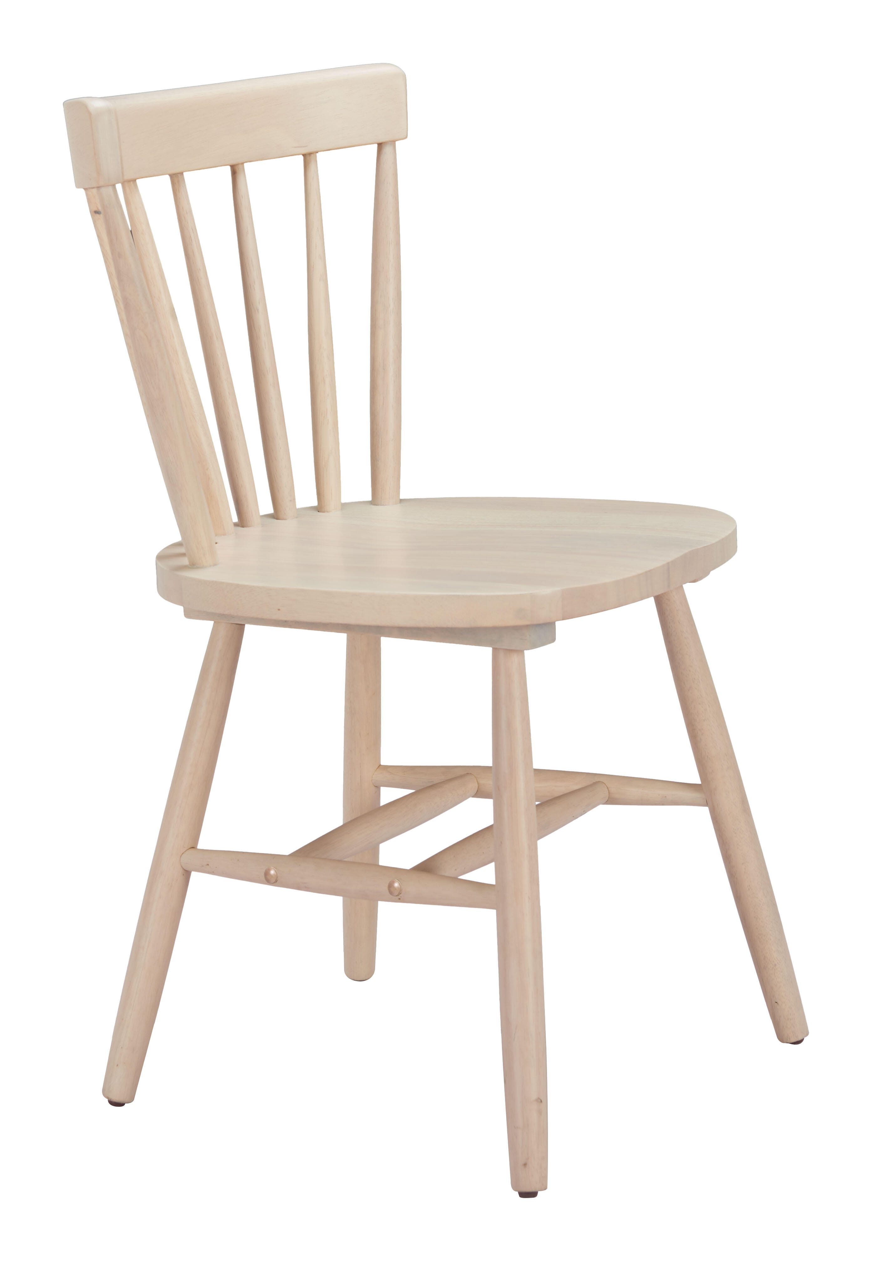 ZUO Tyce Dining Chair (Set of 2), Natural, large
