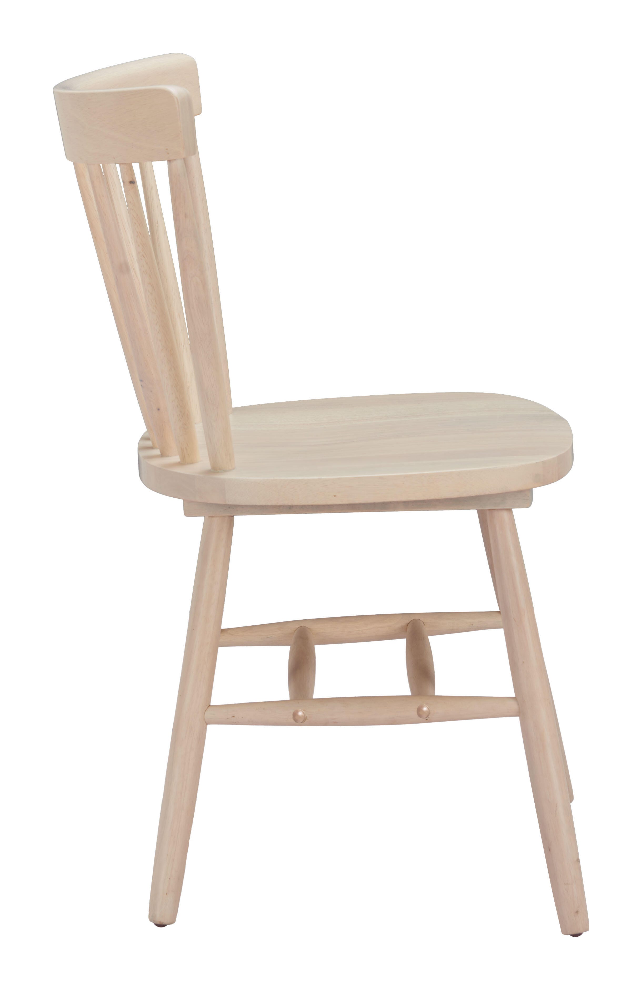 ZUO Tyce Dining Chair (Set of 2), Natural, large