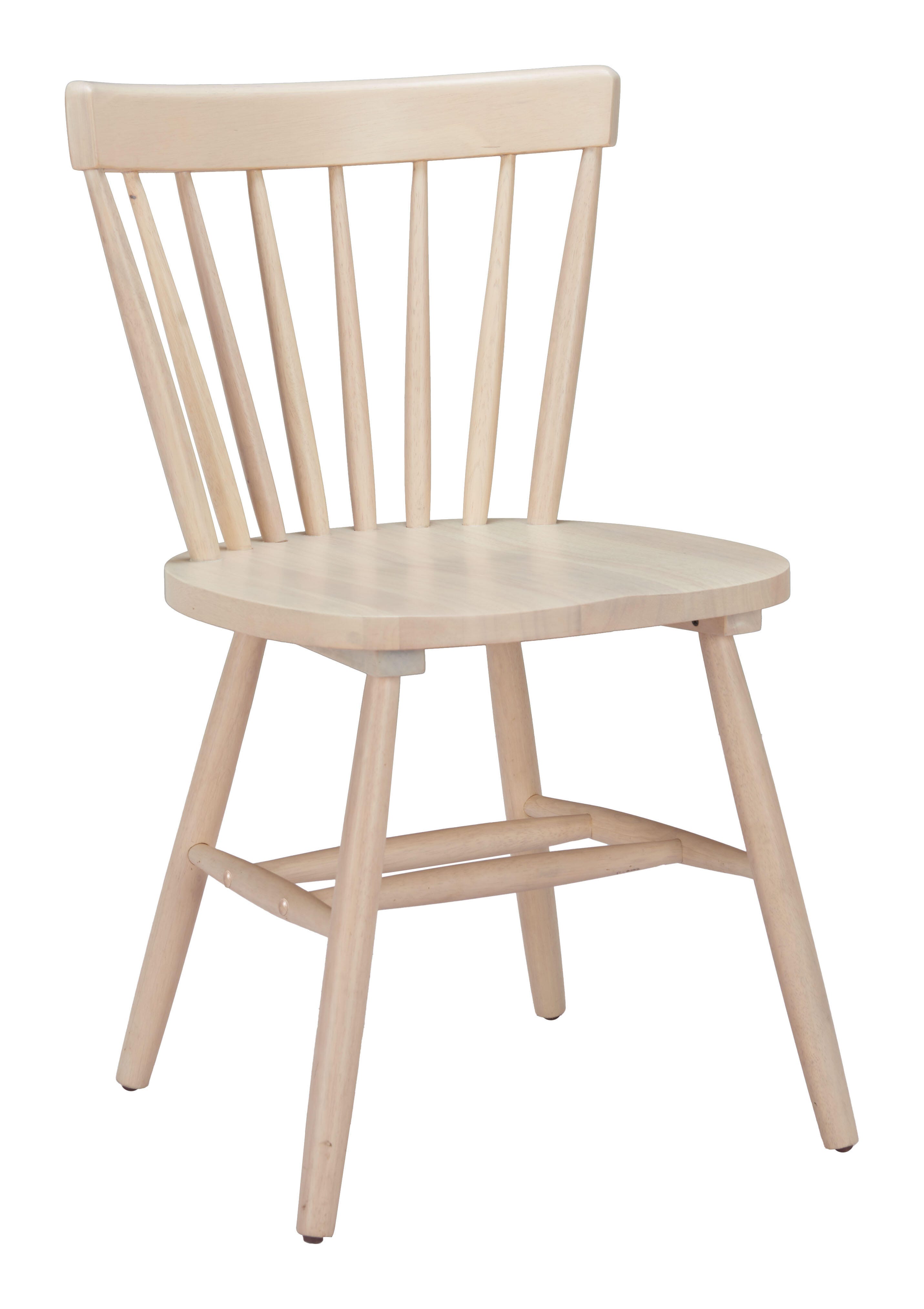 ZUO Tyce Dining Chair (Set of 2), Natural, large