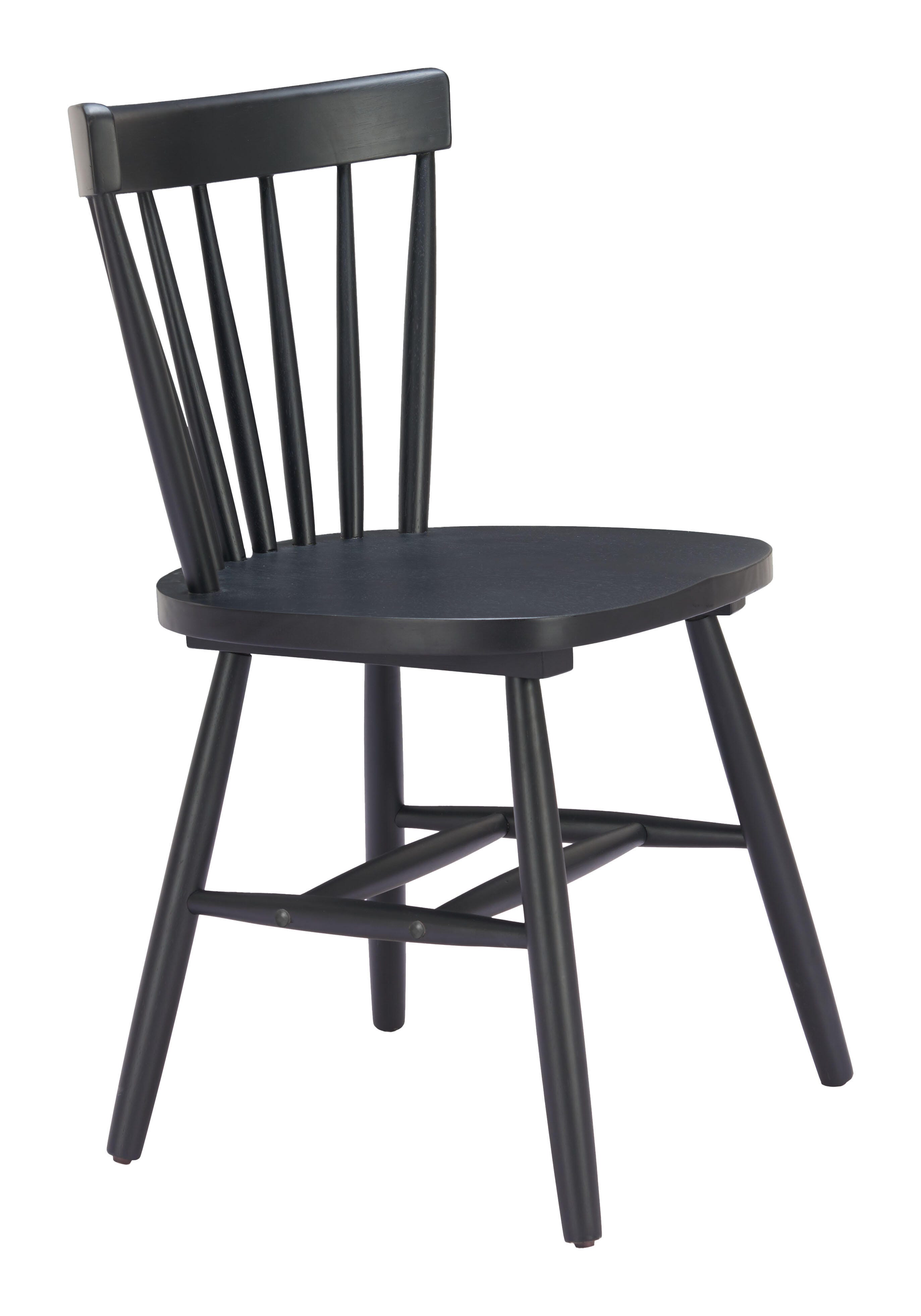 ZUO Tyce Dining Chair (Set of 2), Black, large