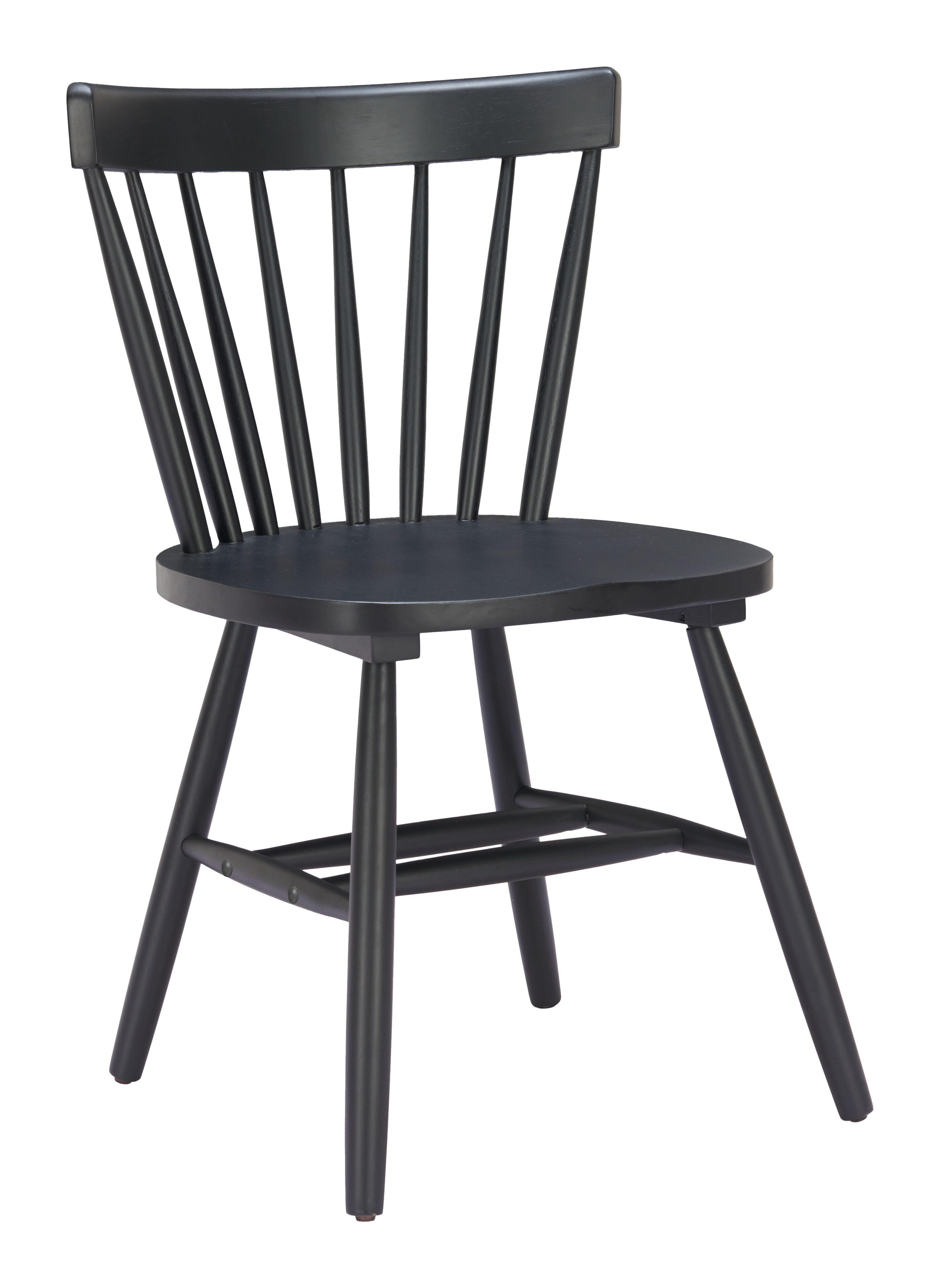ZUO Tyce Dining Chair (Set of 2), Black, large