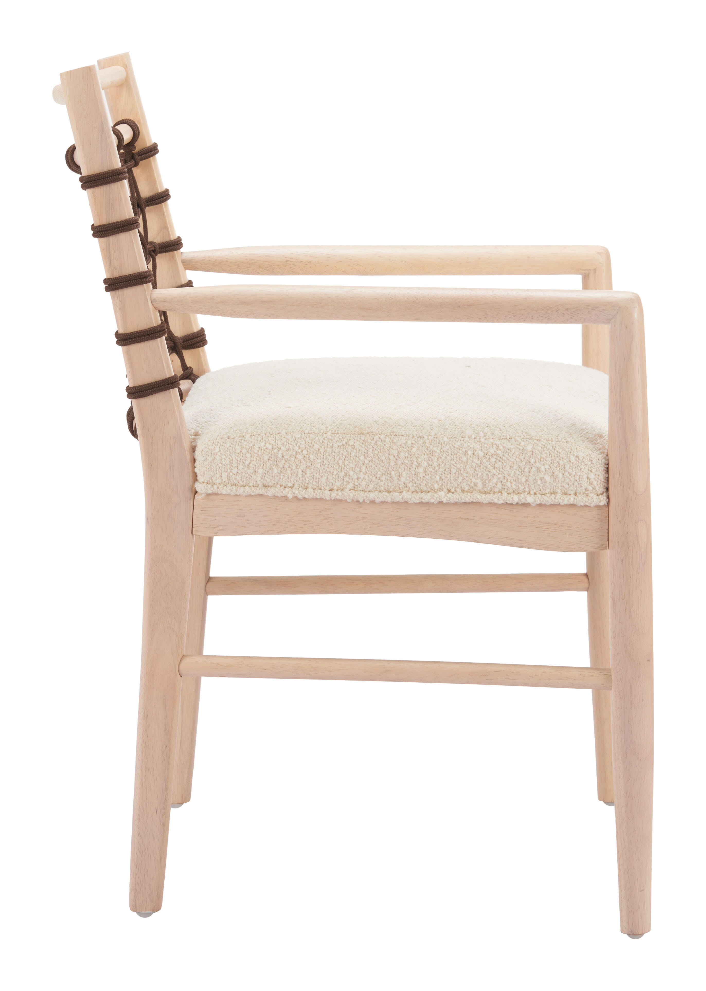 ZUO Wezly Dining Chair (Set of 2), Ivory, large