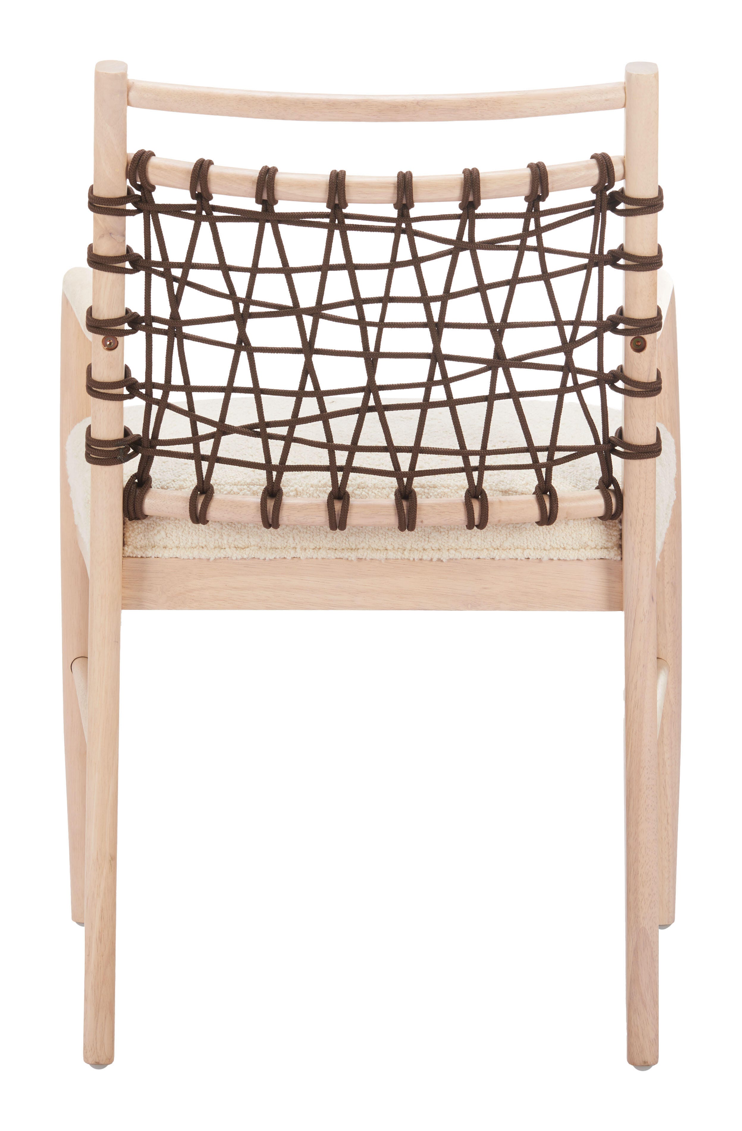 ZUO Wezly Dining Chair (Set of 2), Ivory, large