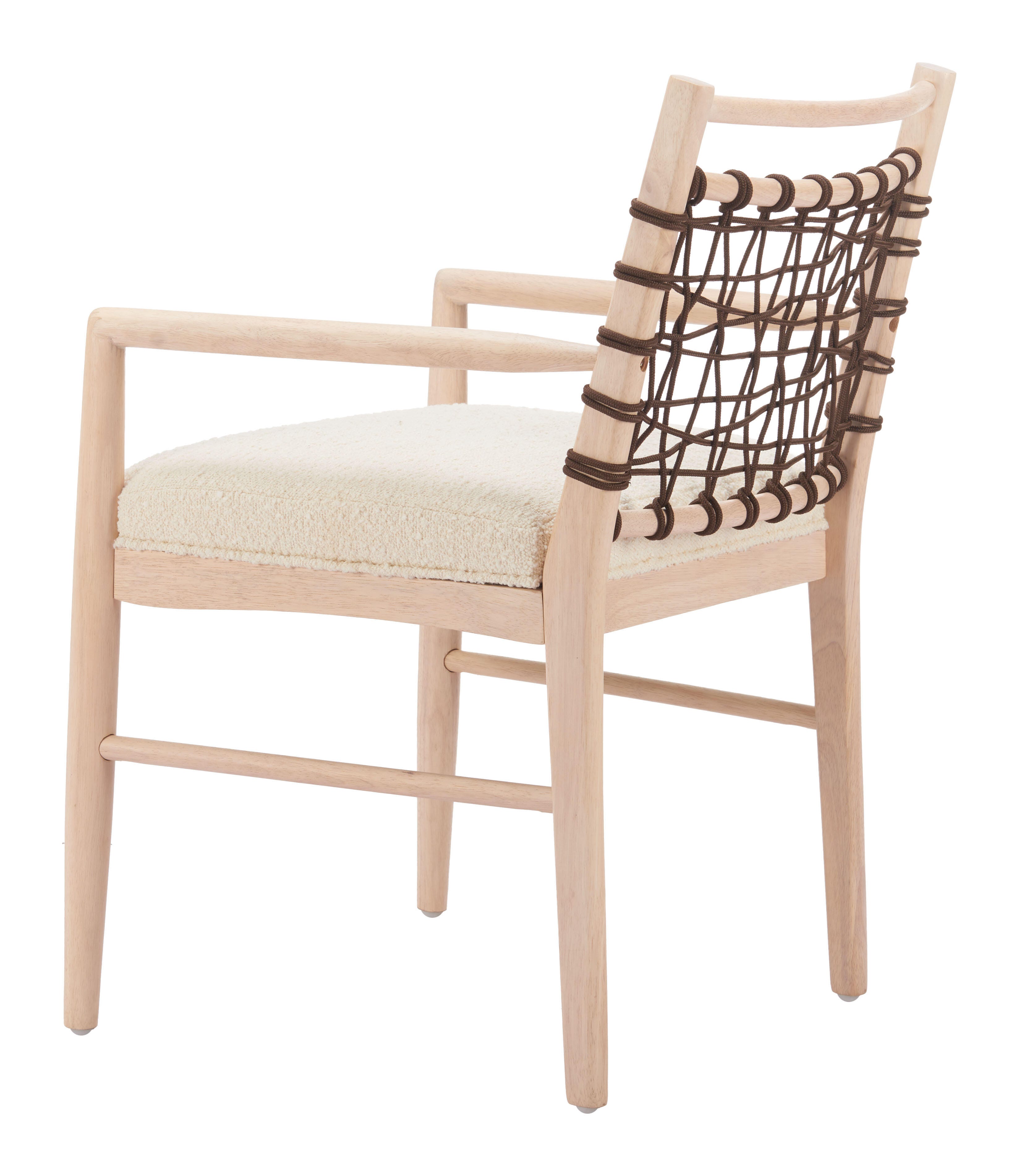 ZUO Wezly Dining Chair (Set of 2), Ivory, large