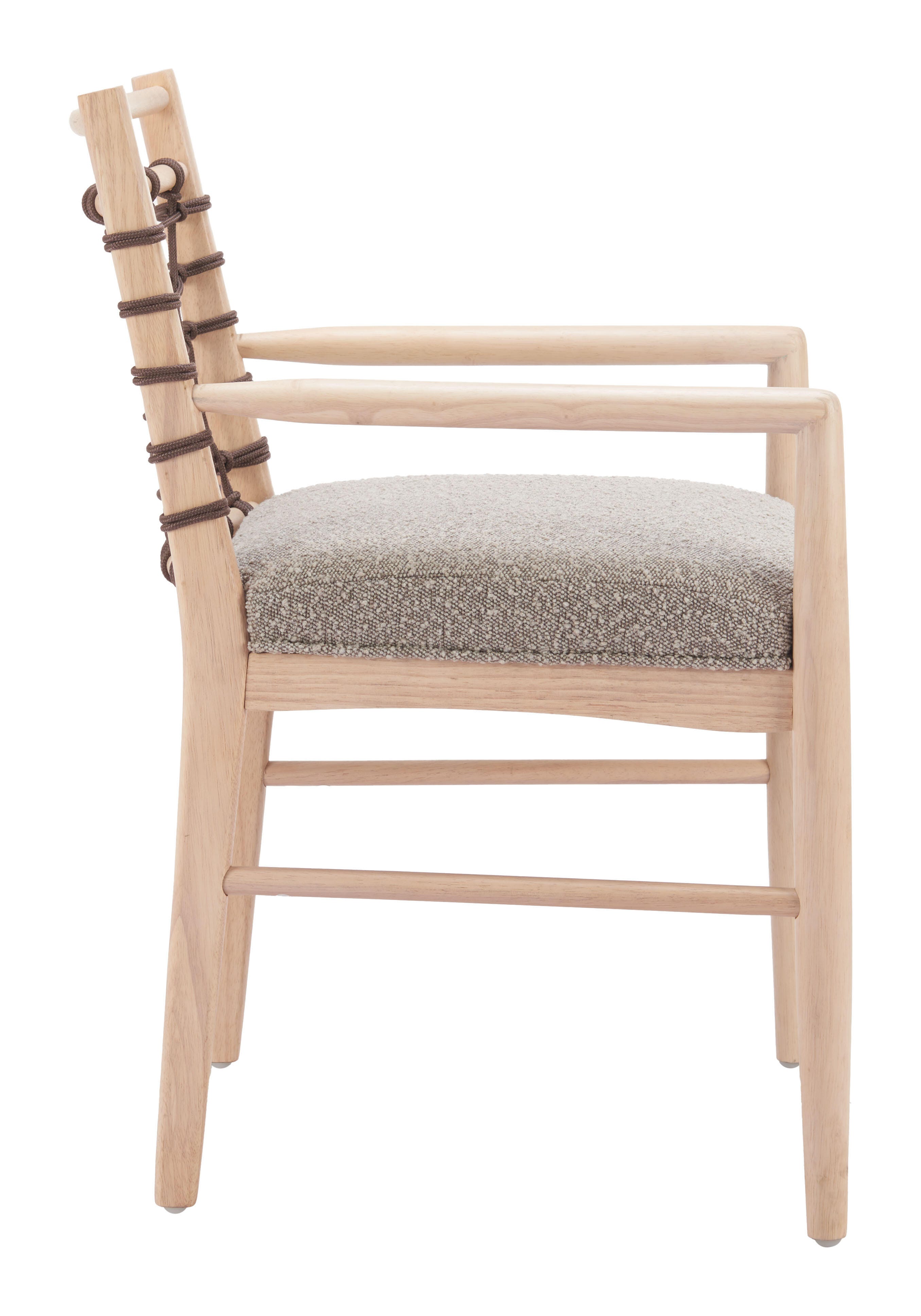 ZUO Wezly Dining Chair (Set of 2), Gray, large