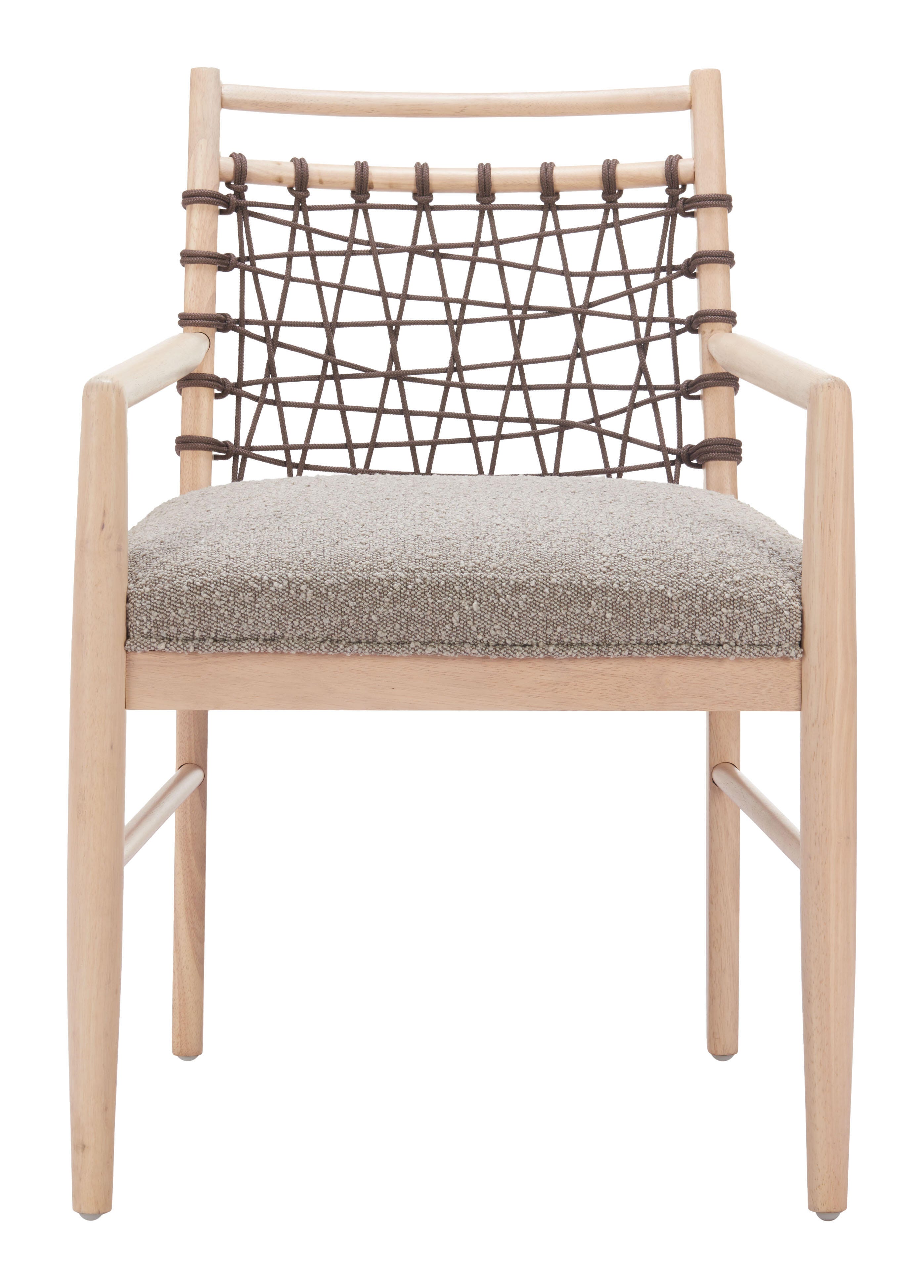 ZUO Wezly Dining Chair (Set of 2), Gray, large