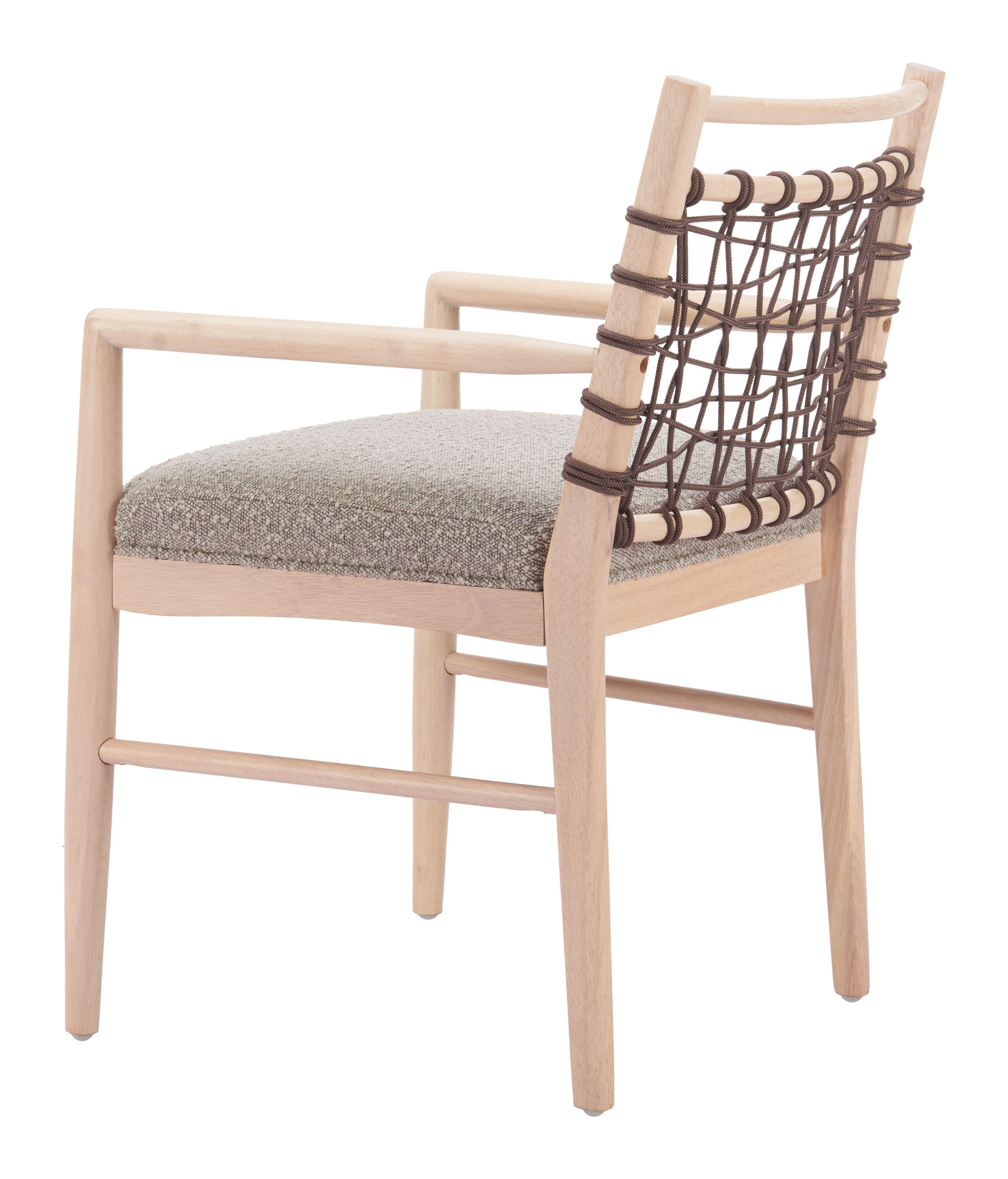 ZUO Wezly Dining Chair (Set of 2), Gray, large