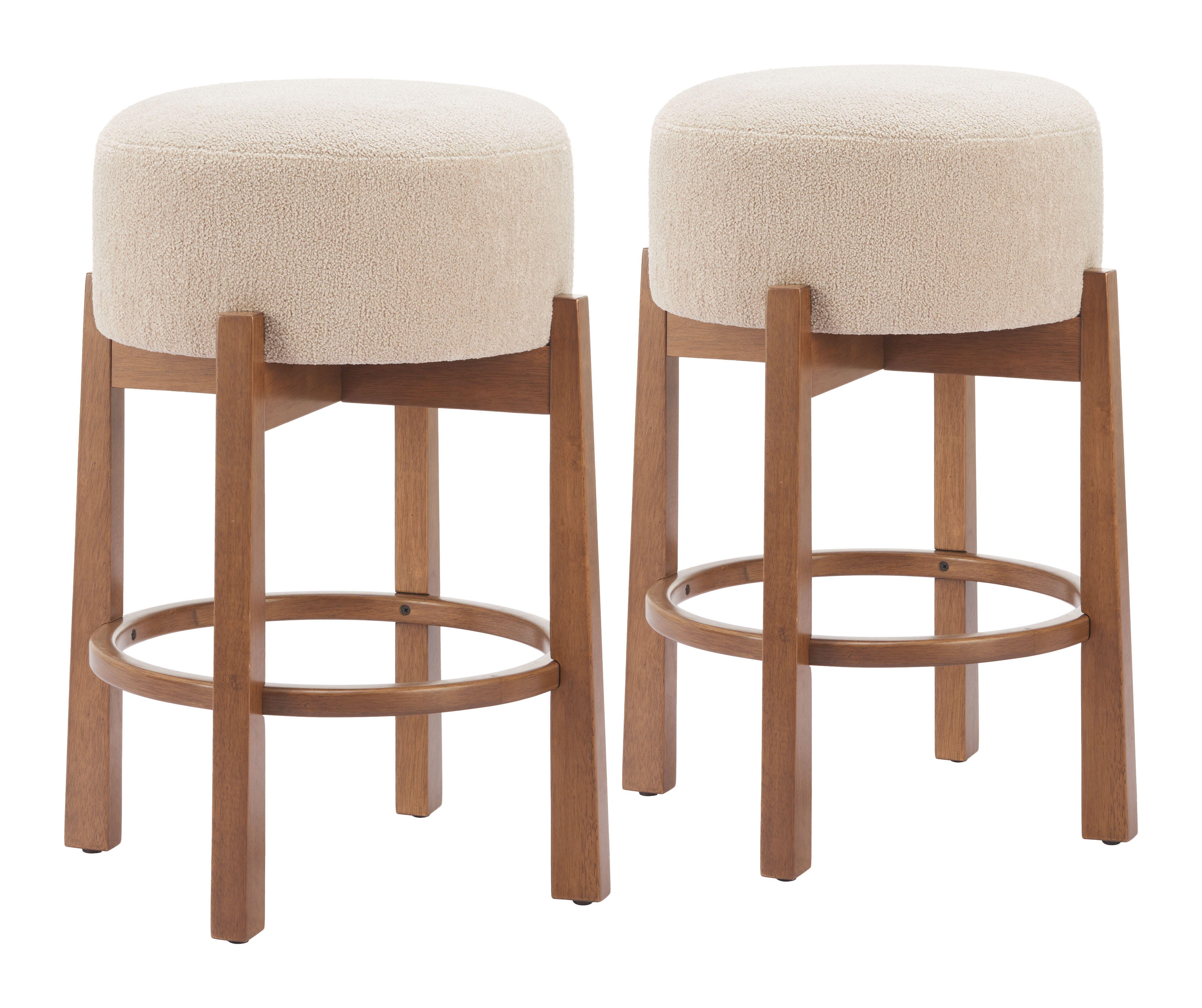 ZUO Nade Counter Height Bar Stool (Set of 2), , large