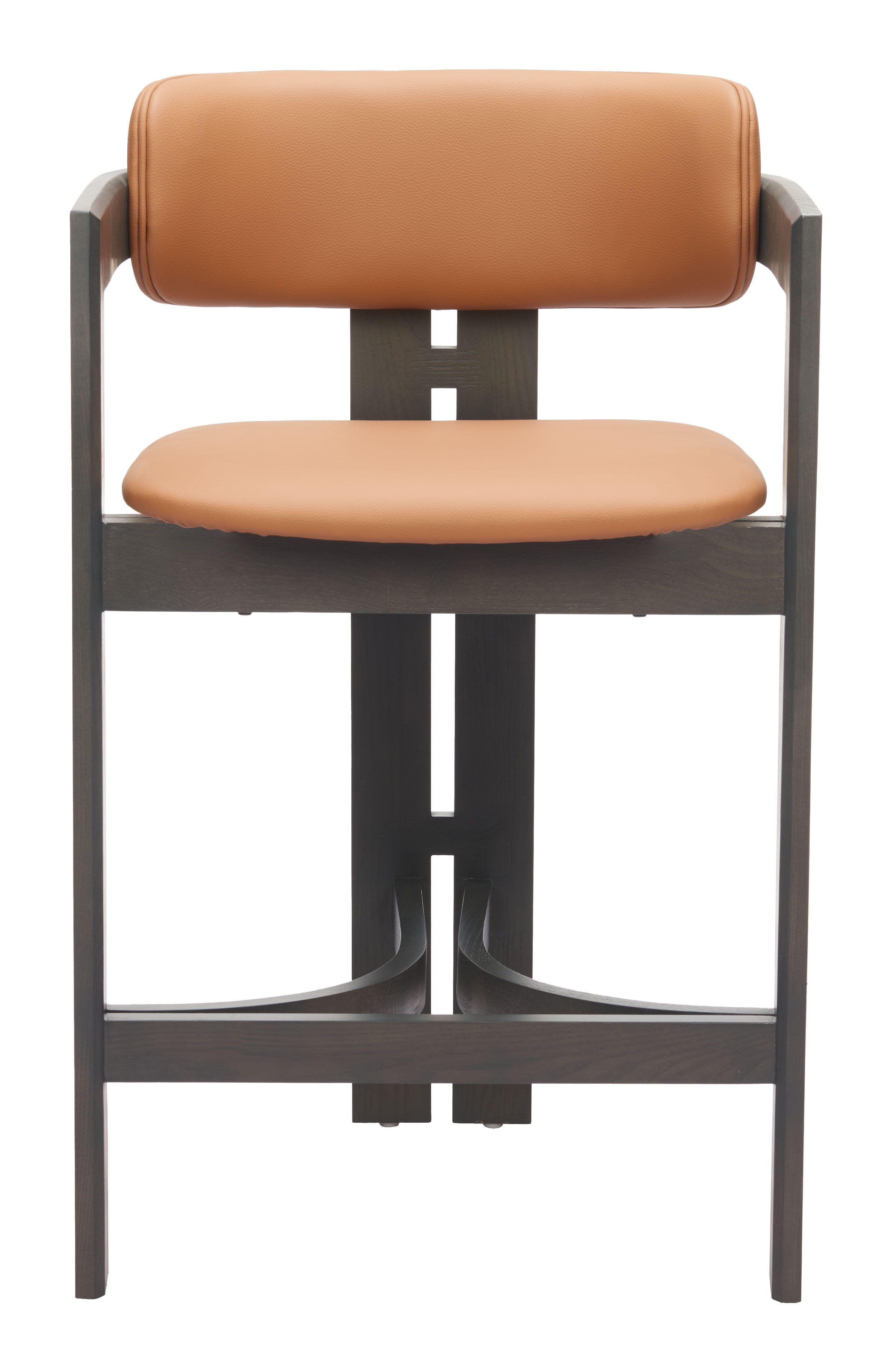 ZUO Shaili Counter Height Bar Stool, Brown, large