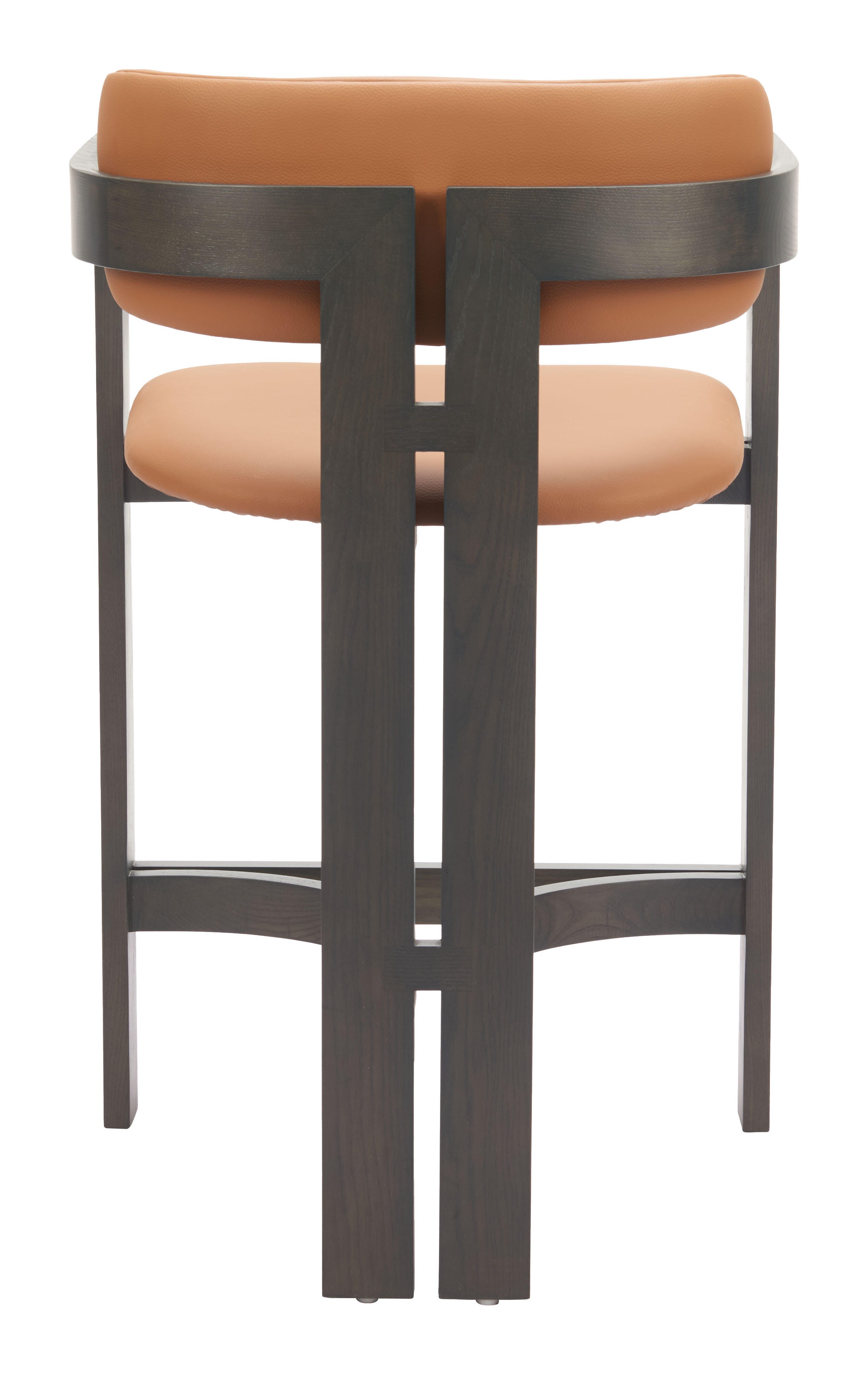 ZUO Shaili Counter Height Bar Stool, Brown, large
