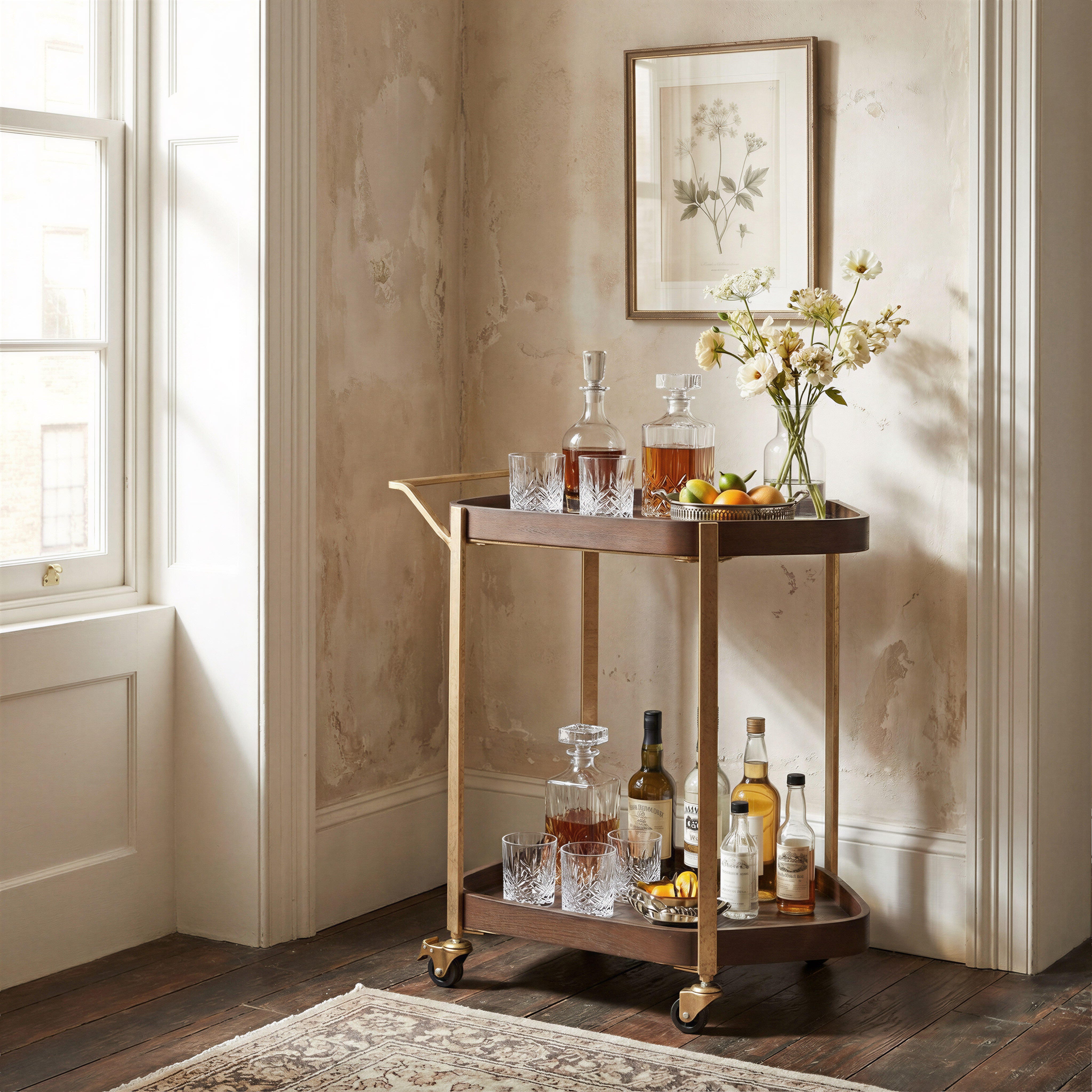 ZUO Stela Bar Cart