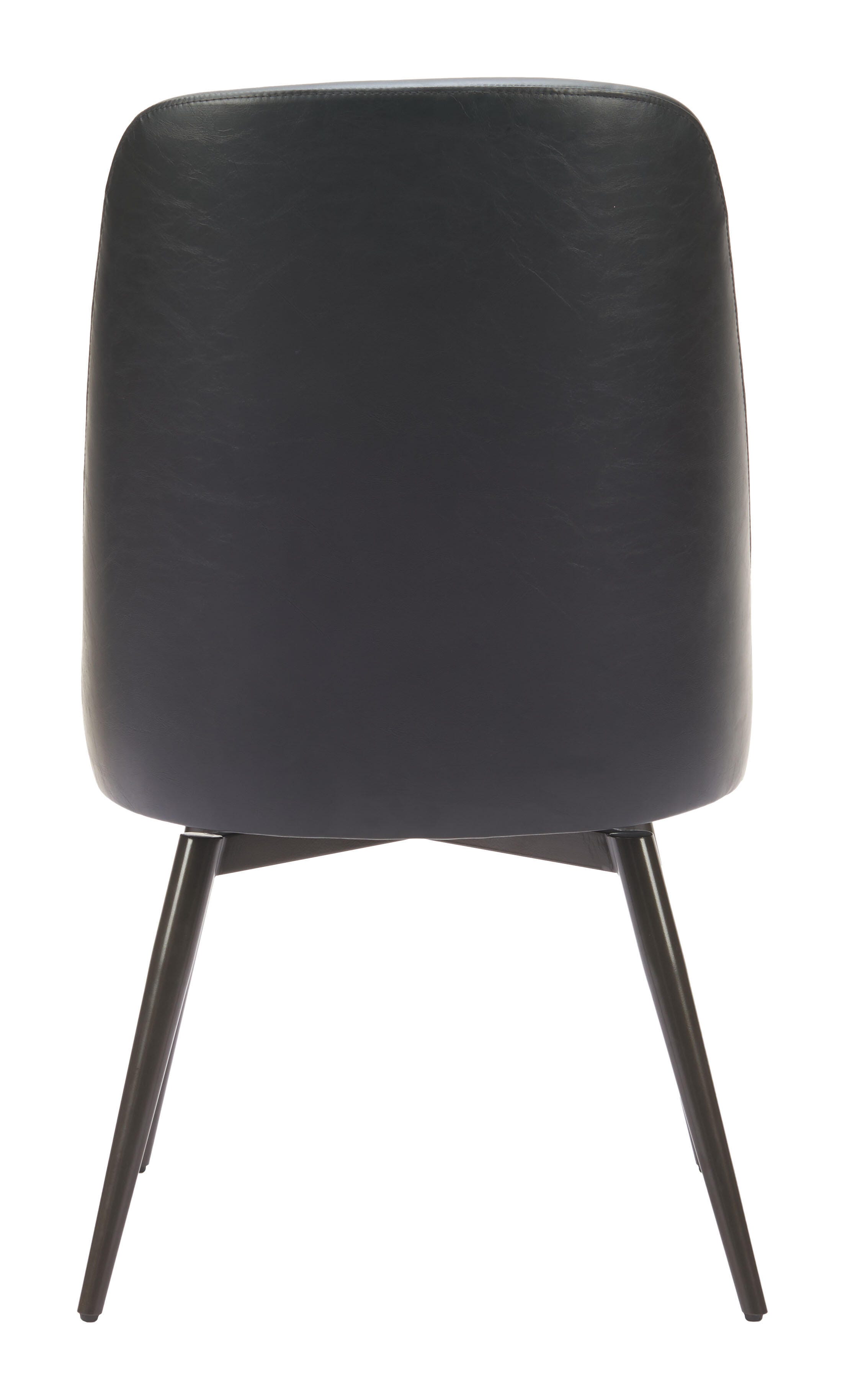 ZUO Keppel Swivel Dining Chair (Set of 2), Black, large