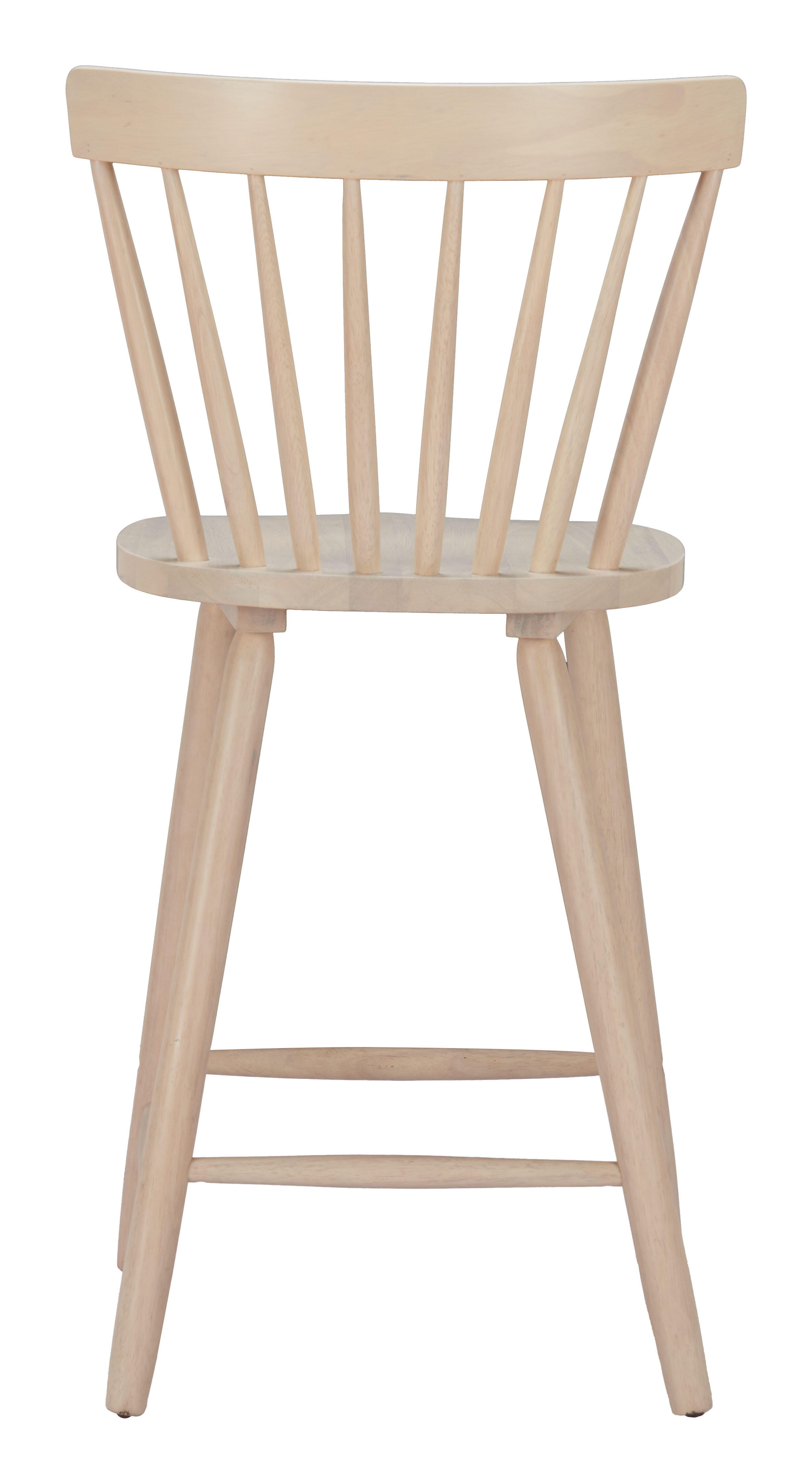 ZUO Tyce Counter Height Bar Stool (Set of 2), Natural, large