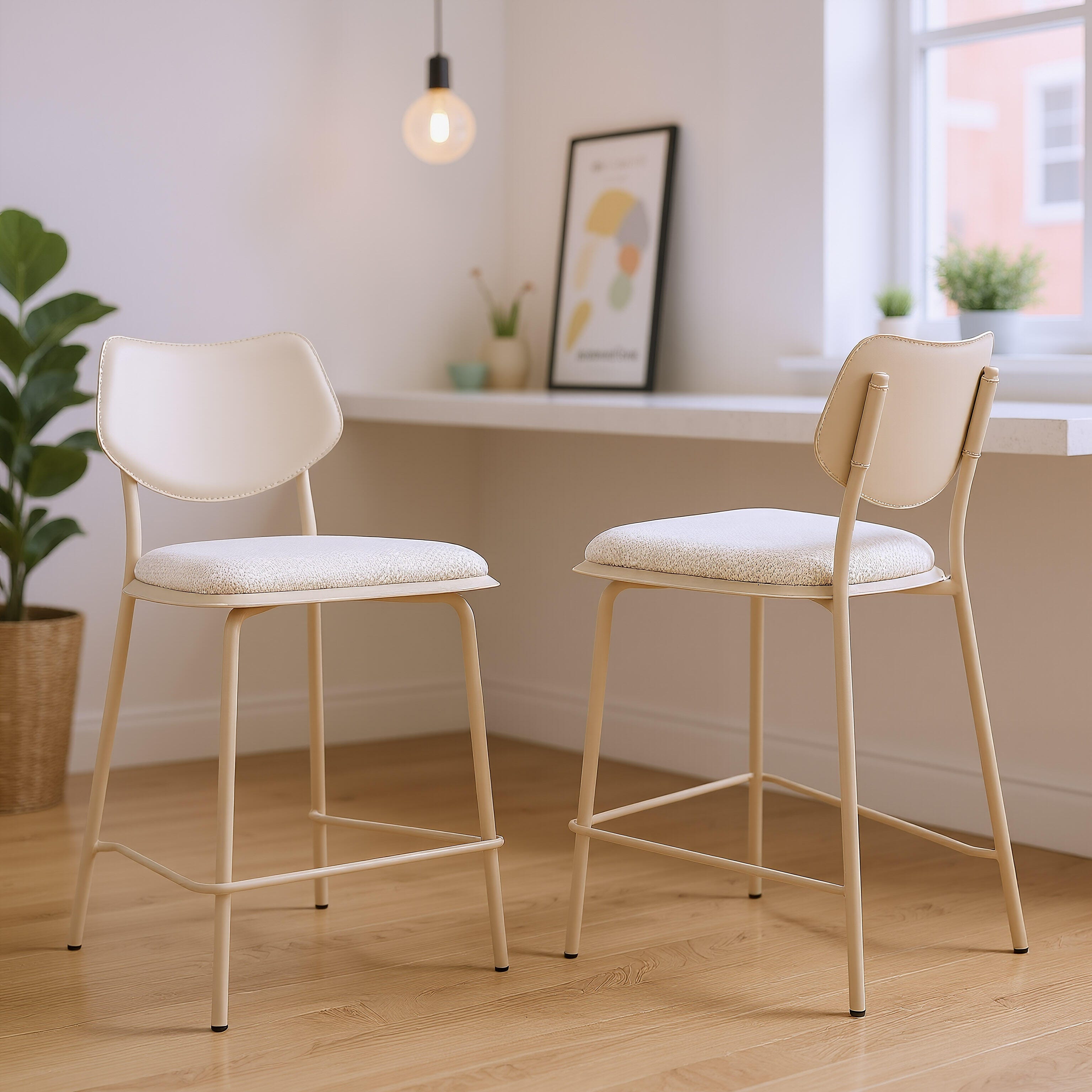 ZUO Zeal Counter Height Bar Stool (Set of 4), , large
