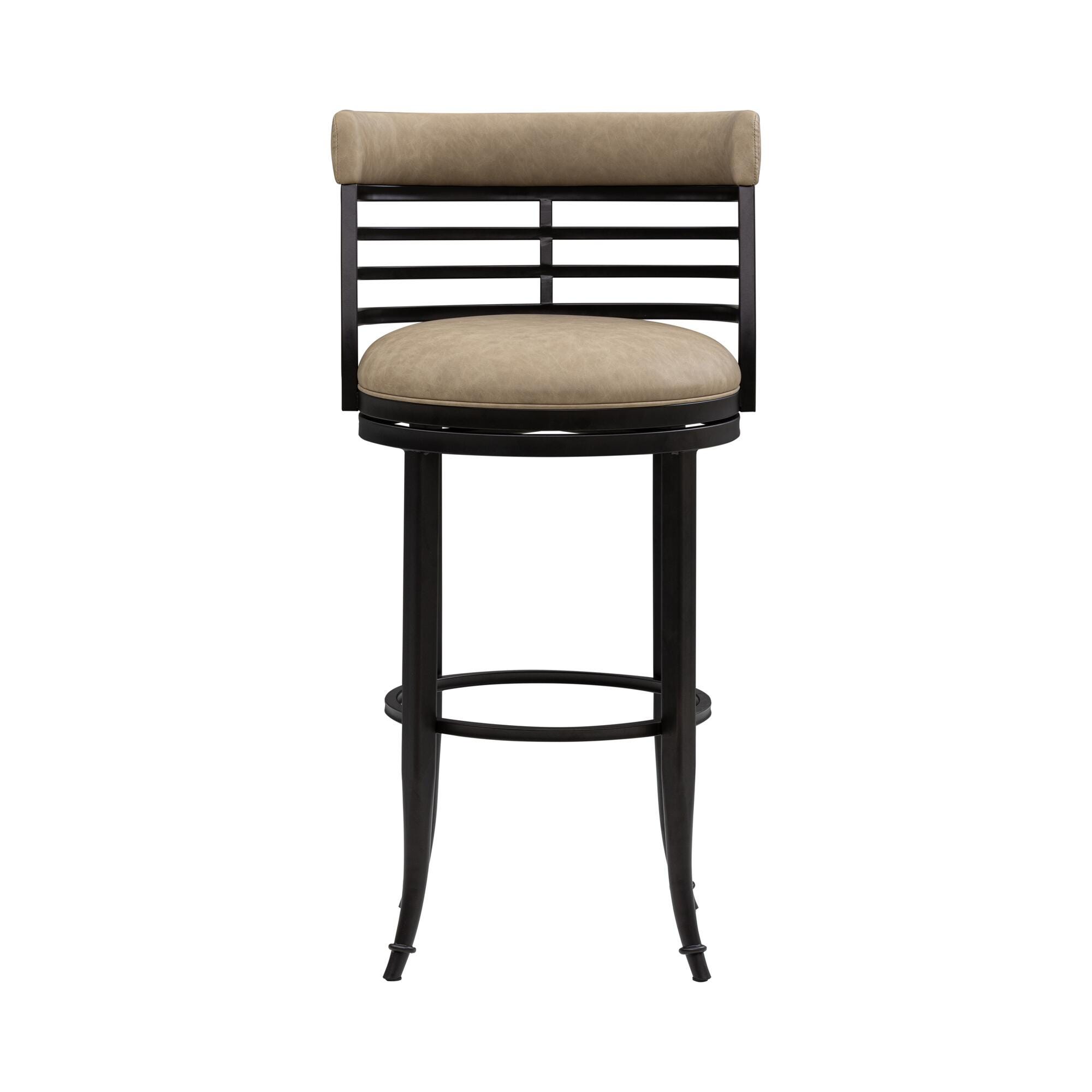 Armen Living TELIA Swivel Bar Height Barstool