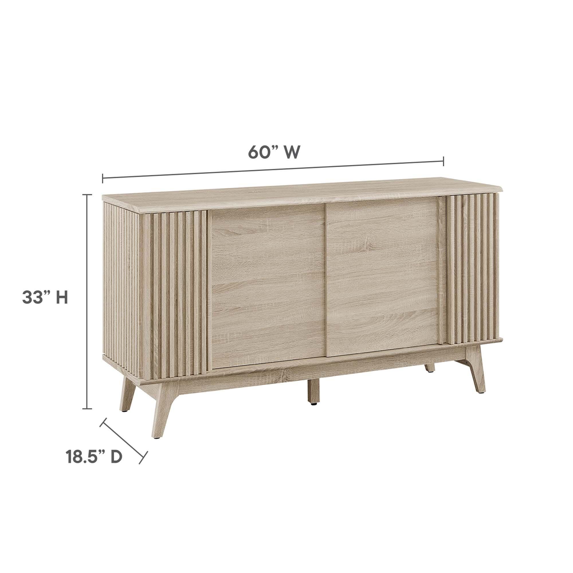 Modway Eudora Sideboard, Oak, large