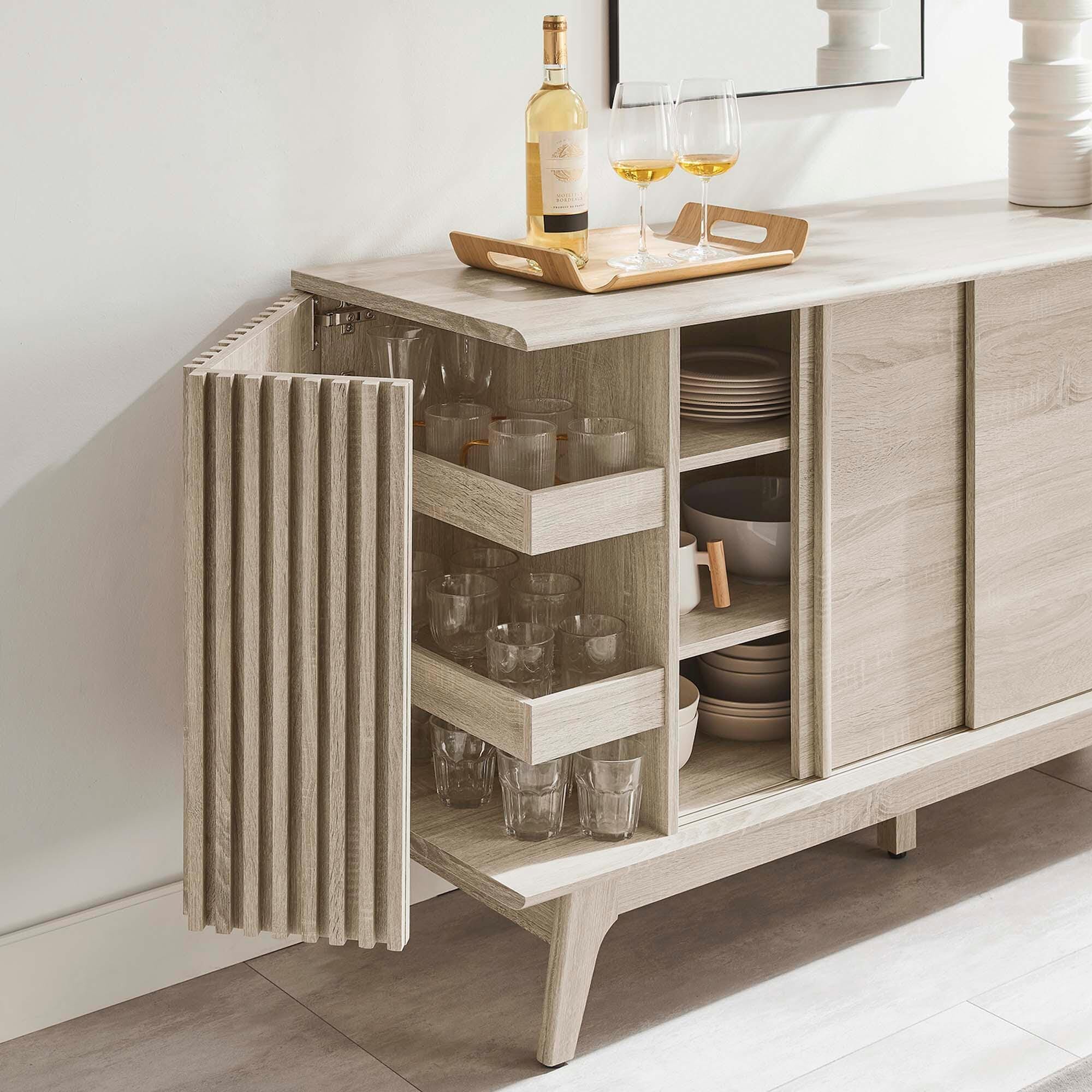 Modway Eudora Sideboard, Oak, large