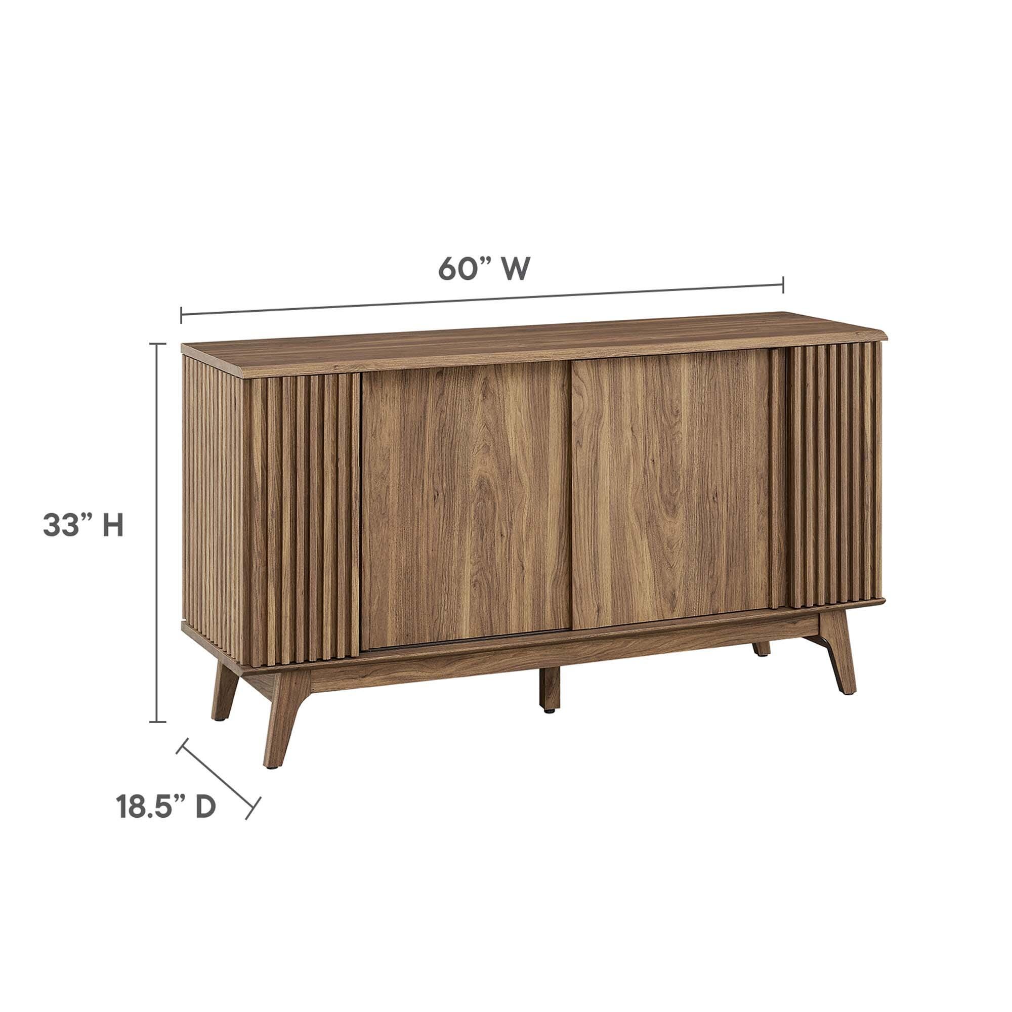 Modway Eudora Sideboard, Walnut, large