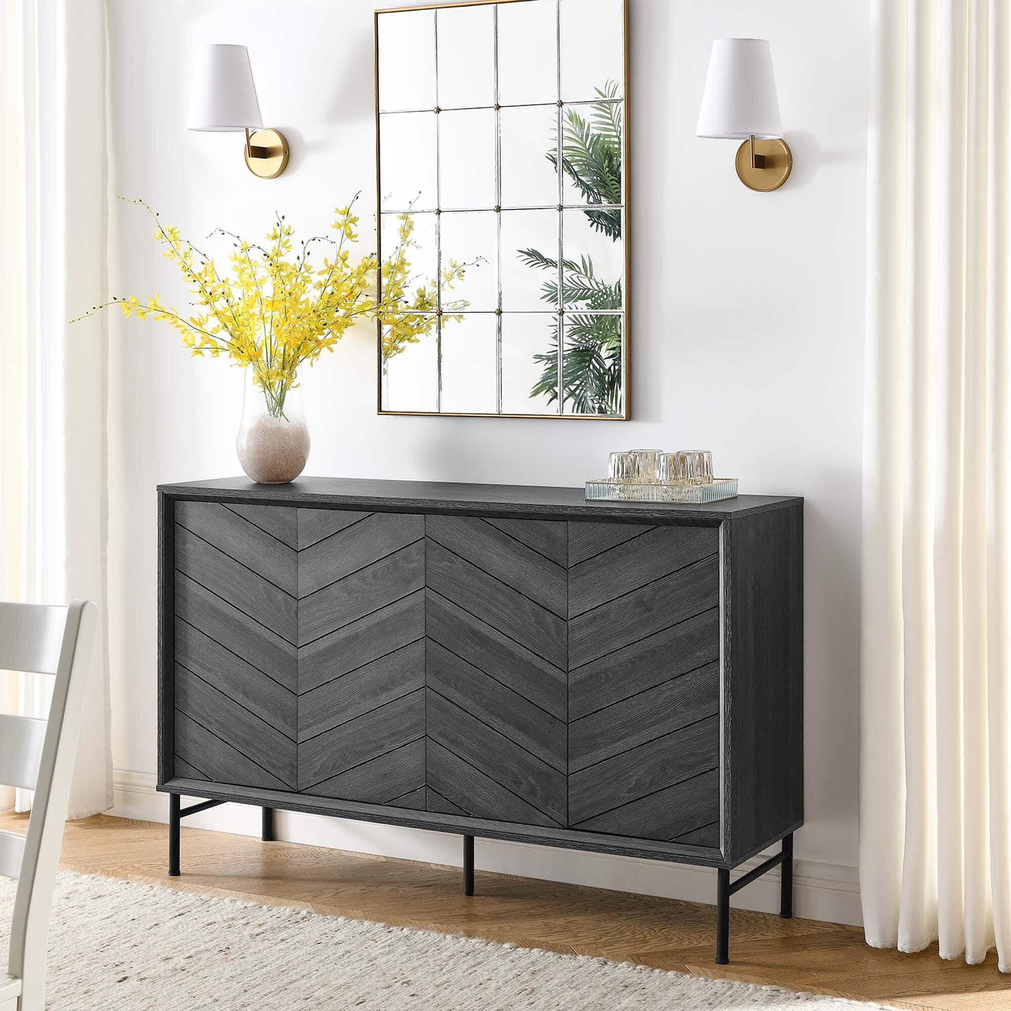 Modway Harper Sideboard, Black, rollover