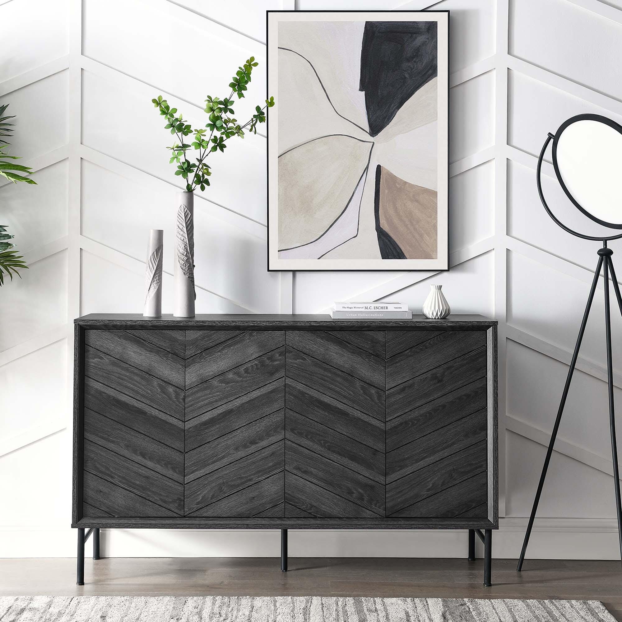 Modway Harper Sideboard, Black, large
