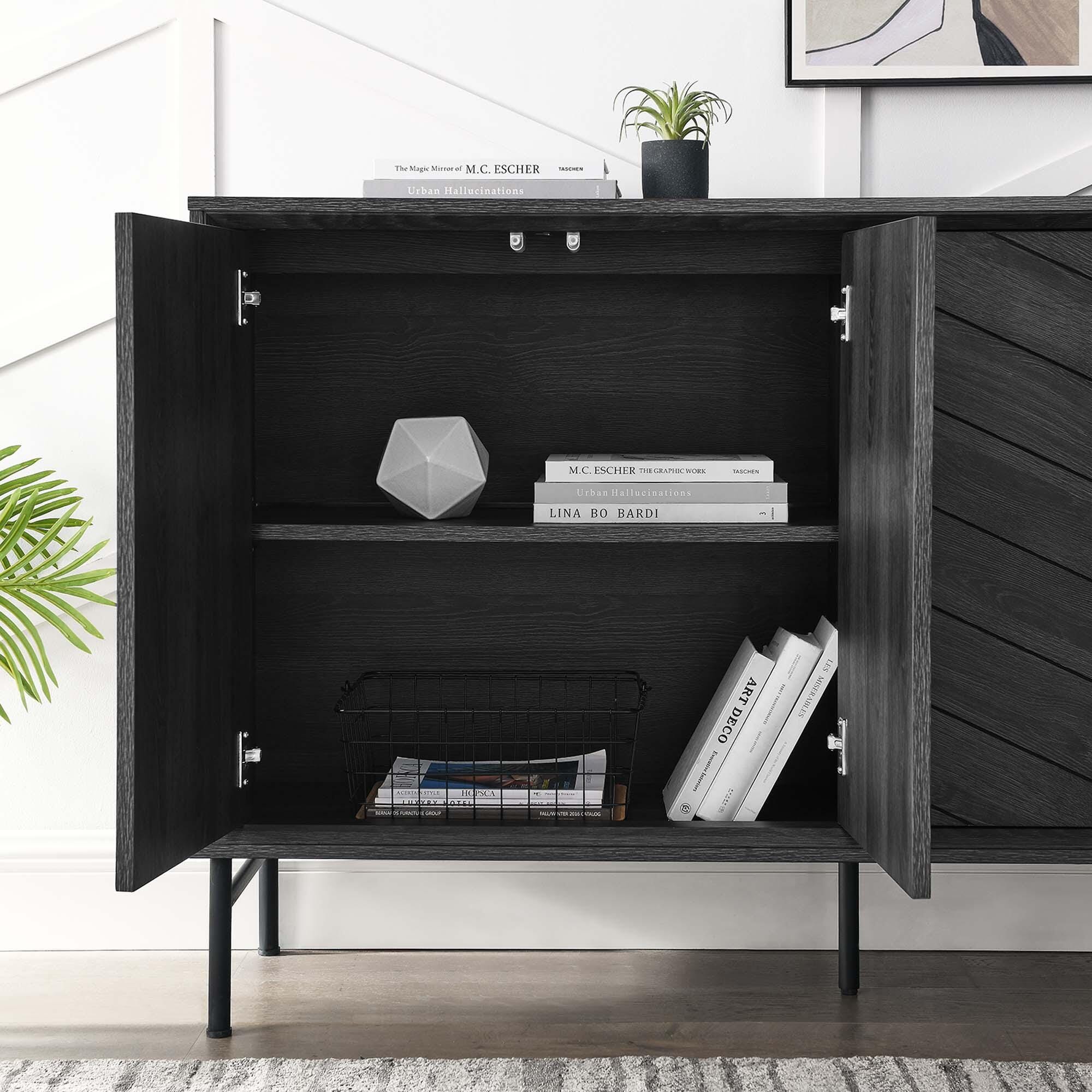 Modway Harper Sideboard, Black, large