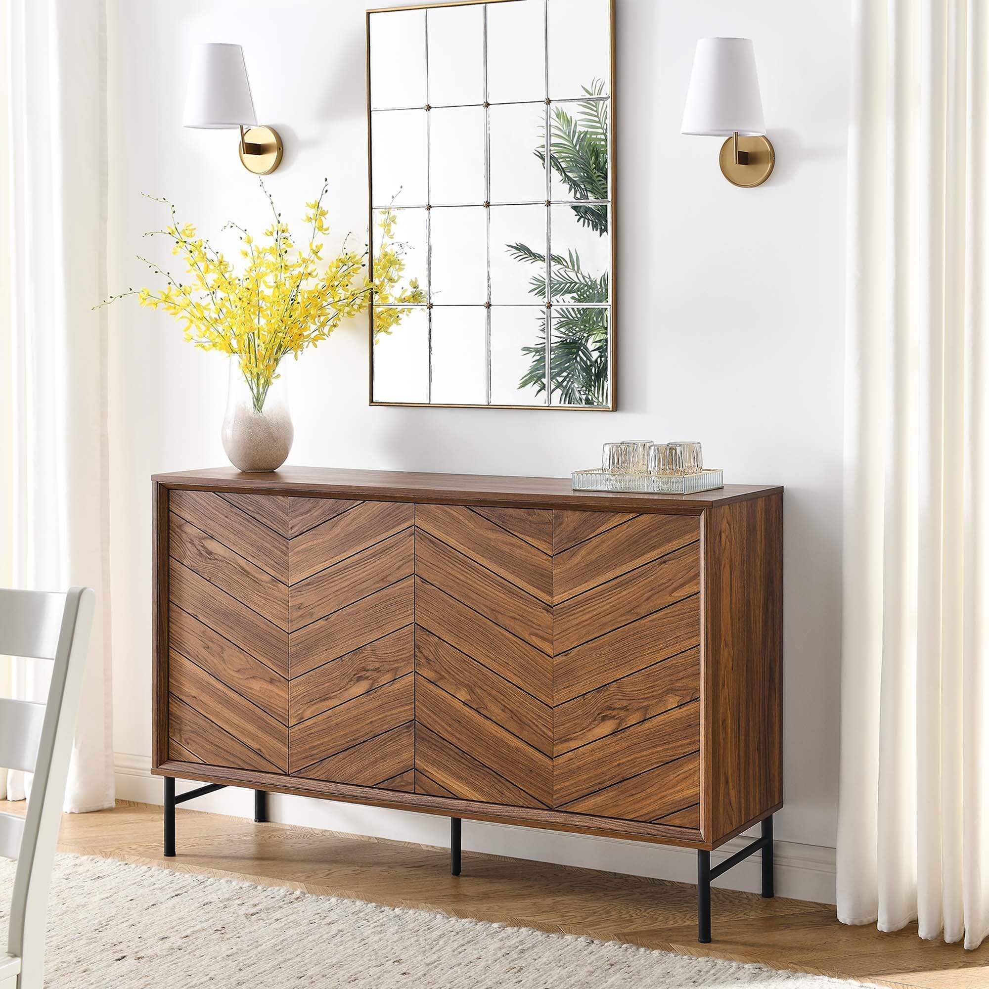 Modway Harper Sideboard, Walnut, large
