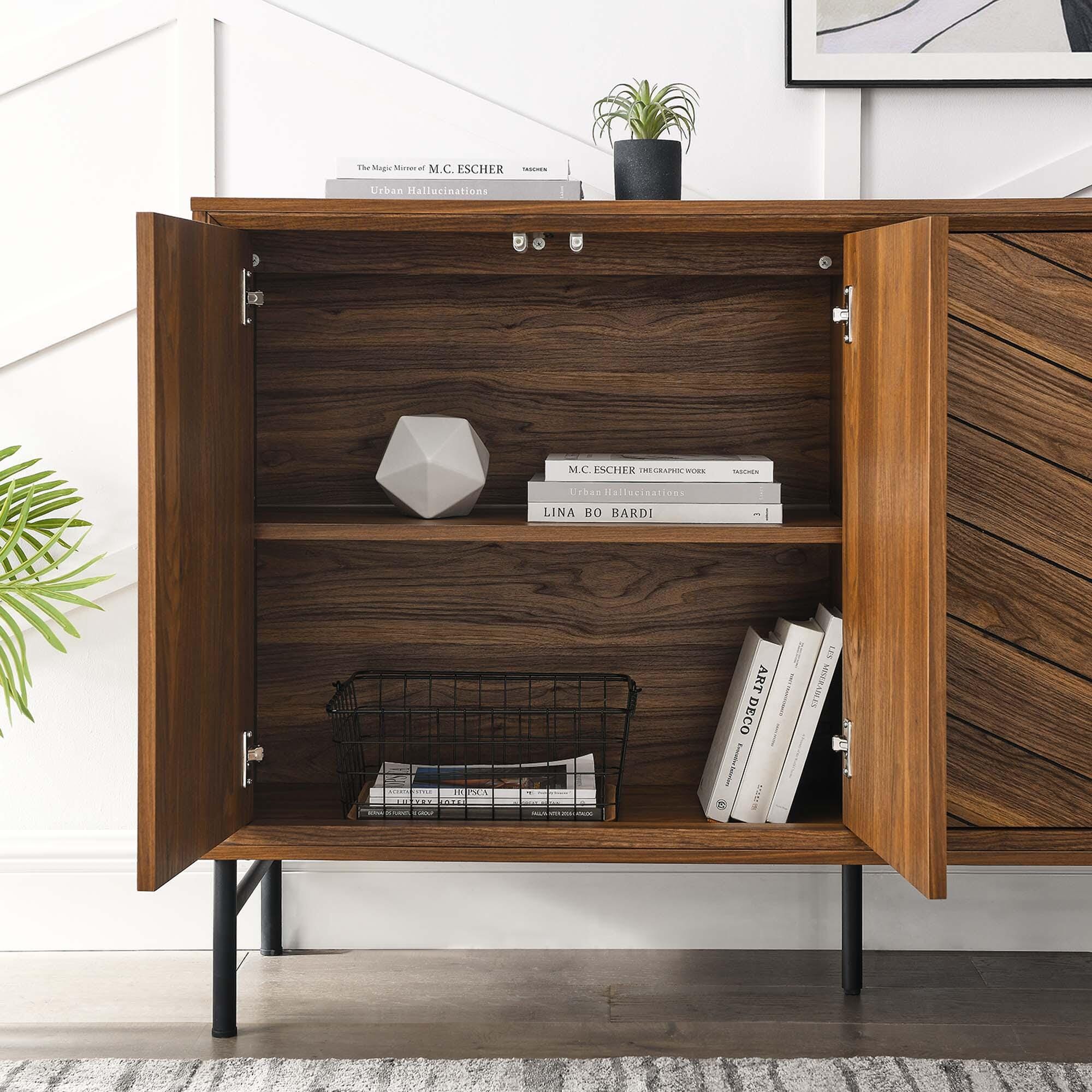 Modway Harper Sideboard, Walnut, large