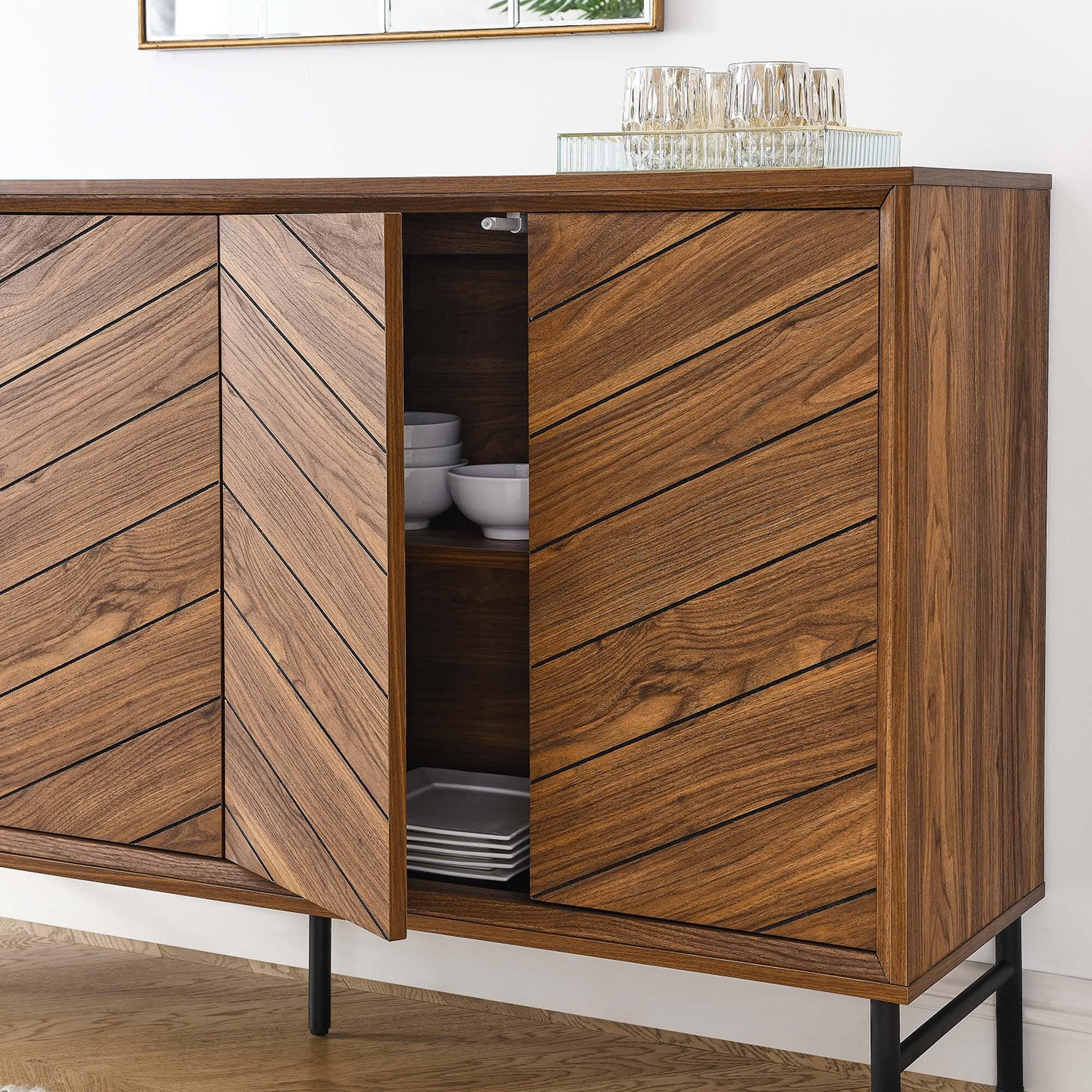 Modway Harper Sideboard, Walnut, large