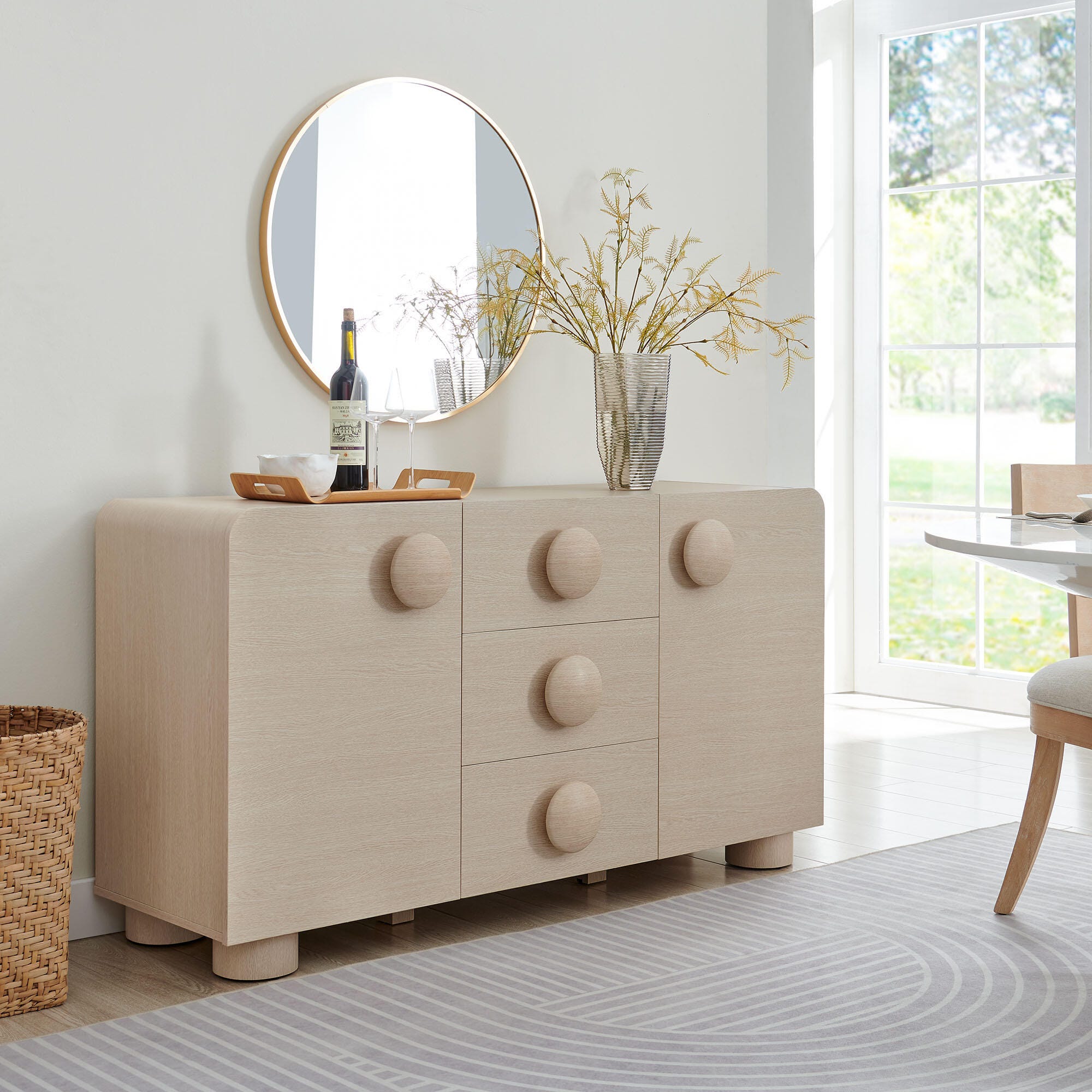 Modway Sonnet Sideboard, Beige, large