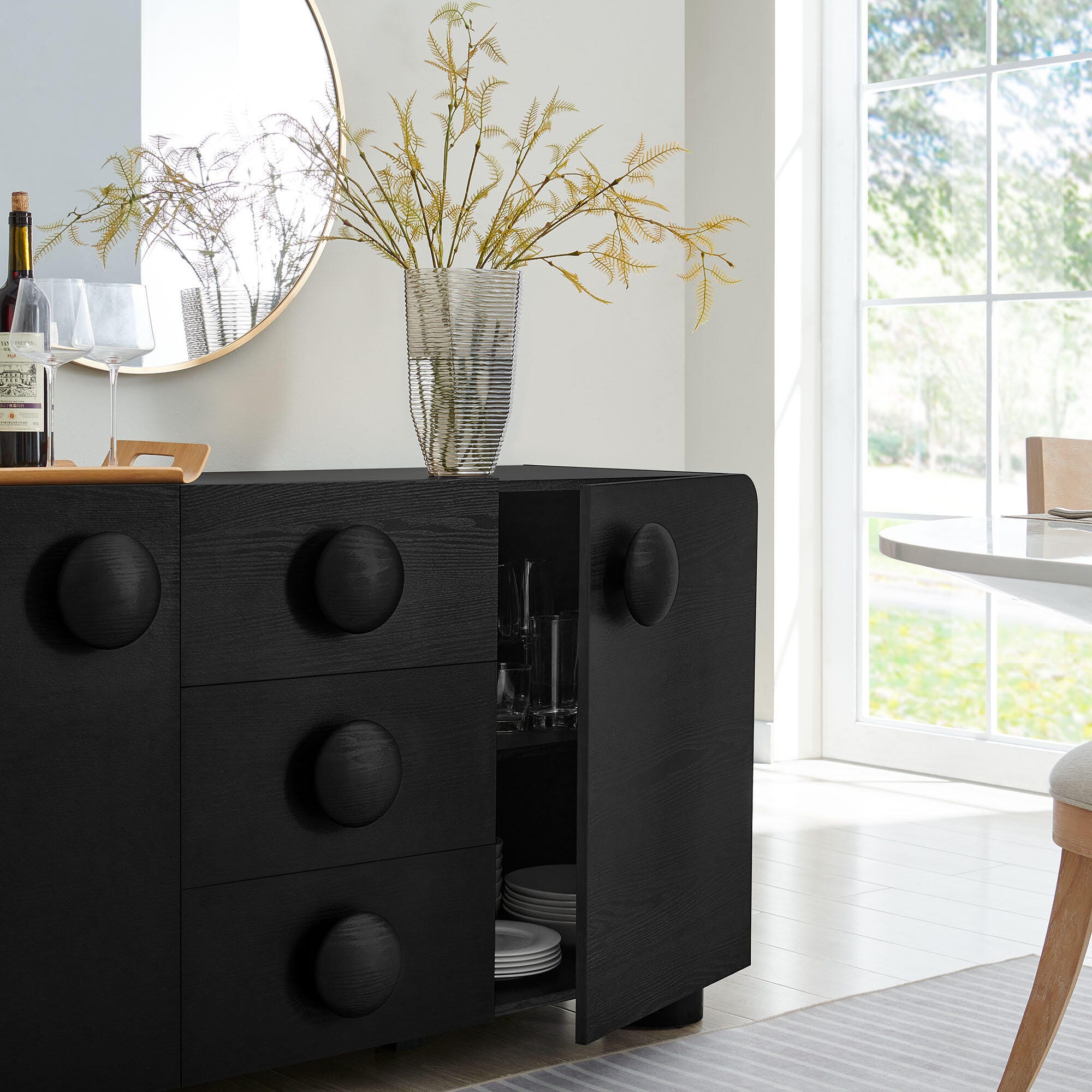 Modway Sonnet Sideboard, Black, large