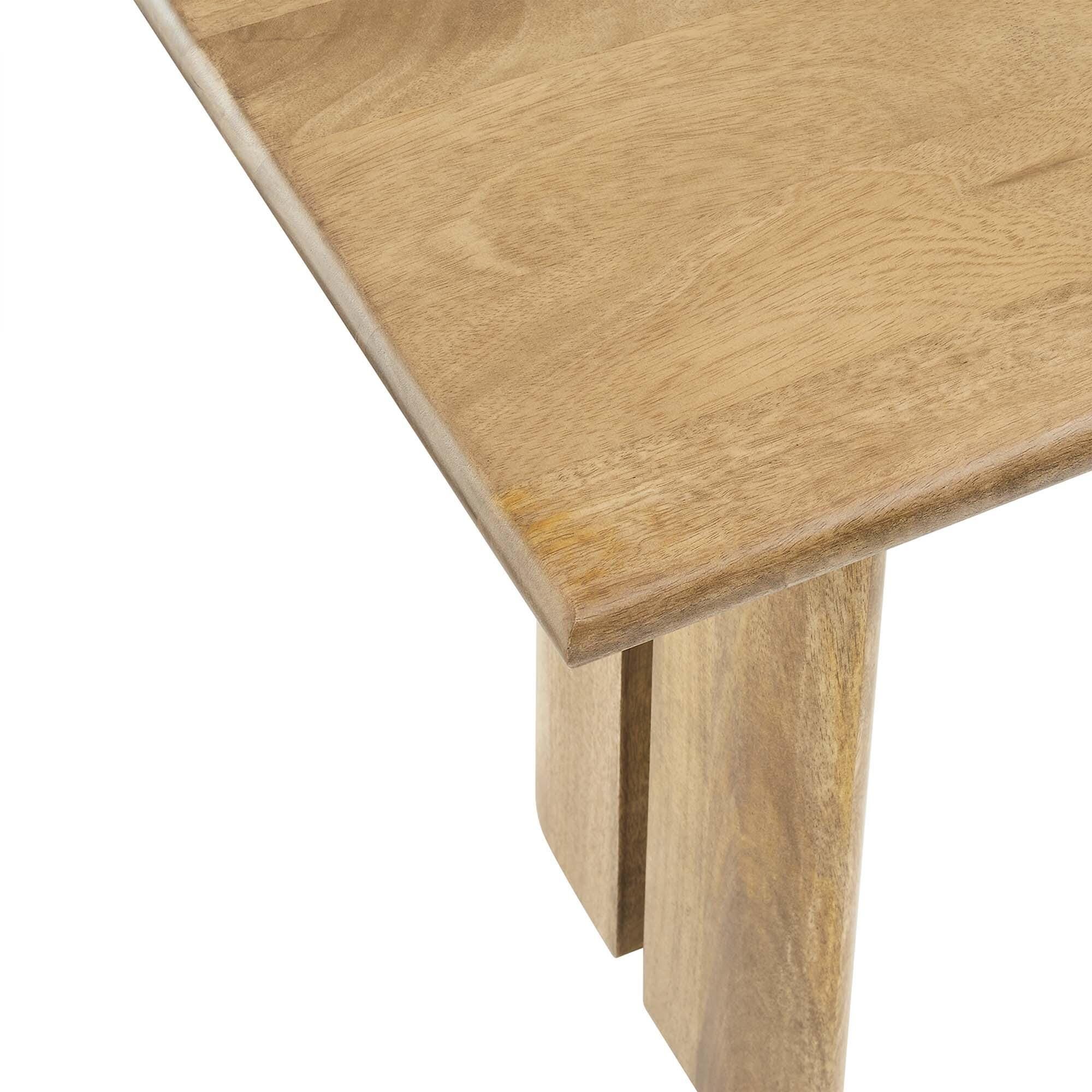 Modway Amistad Solid 46" Dining Bench, Oak, large