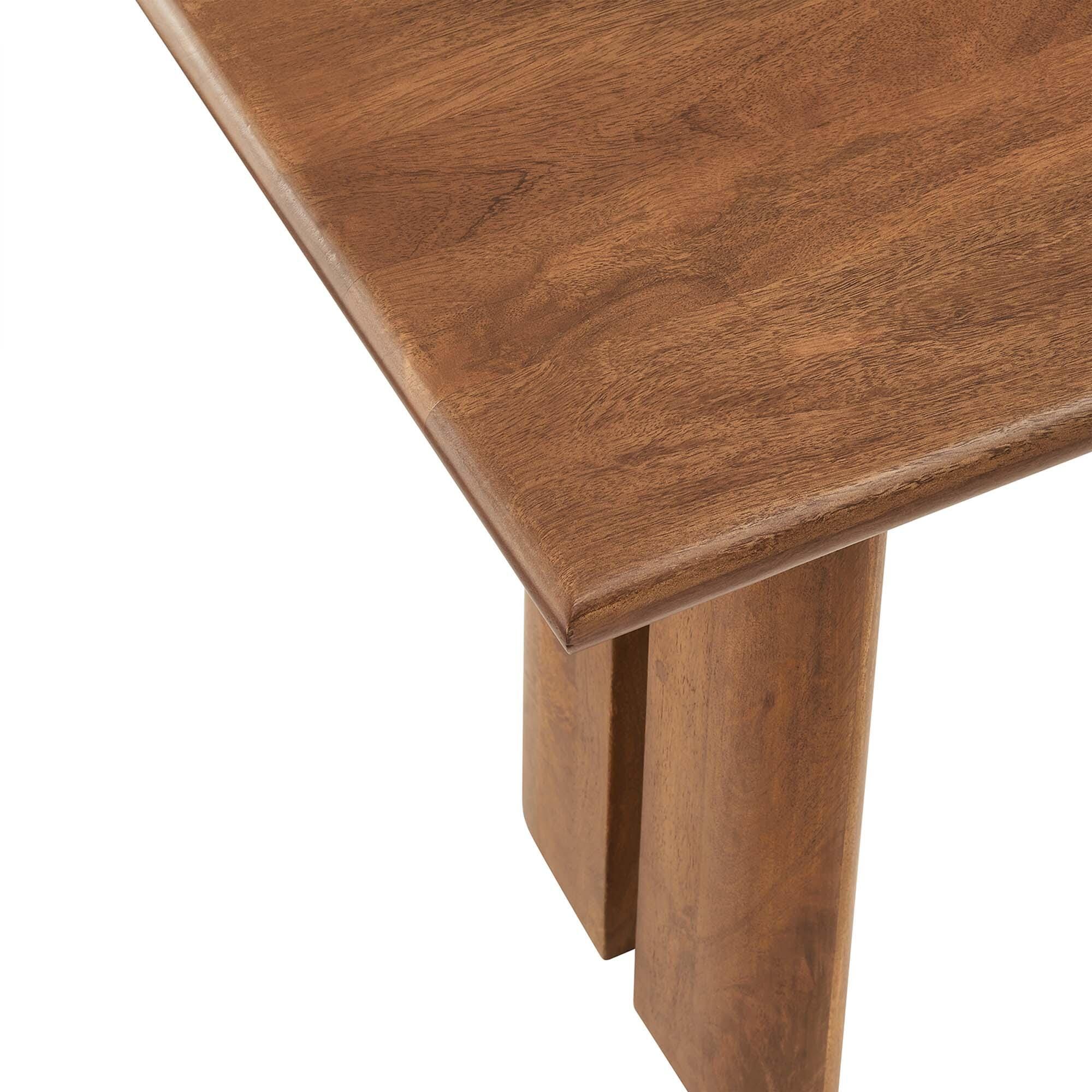 Modway Amistad Solid 46" Dining Bench, Walnut, large