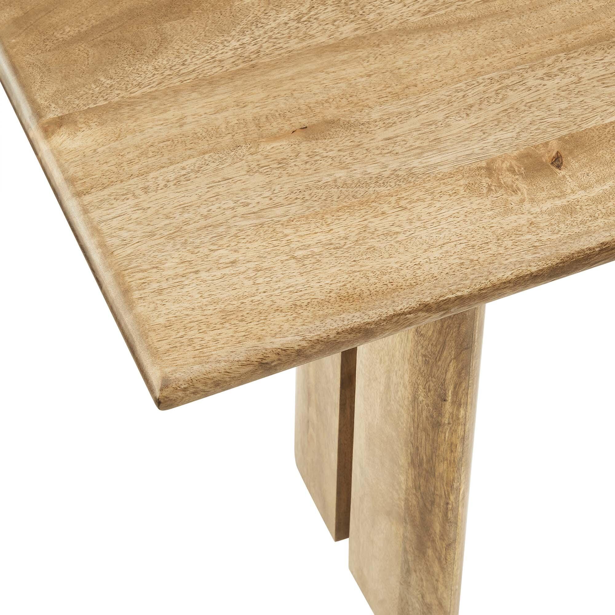 Modway Amistad 58" Dining Bench, Oak, large