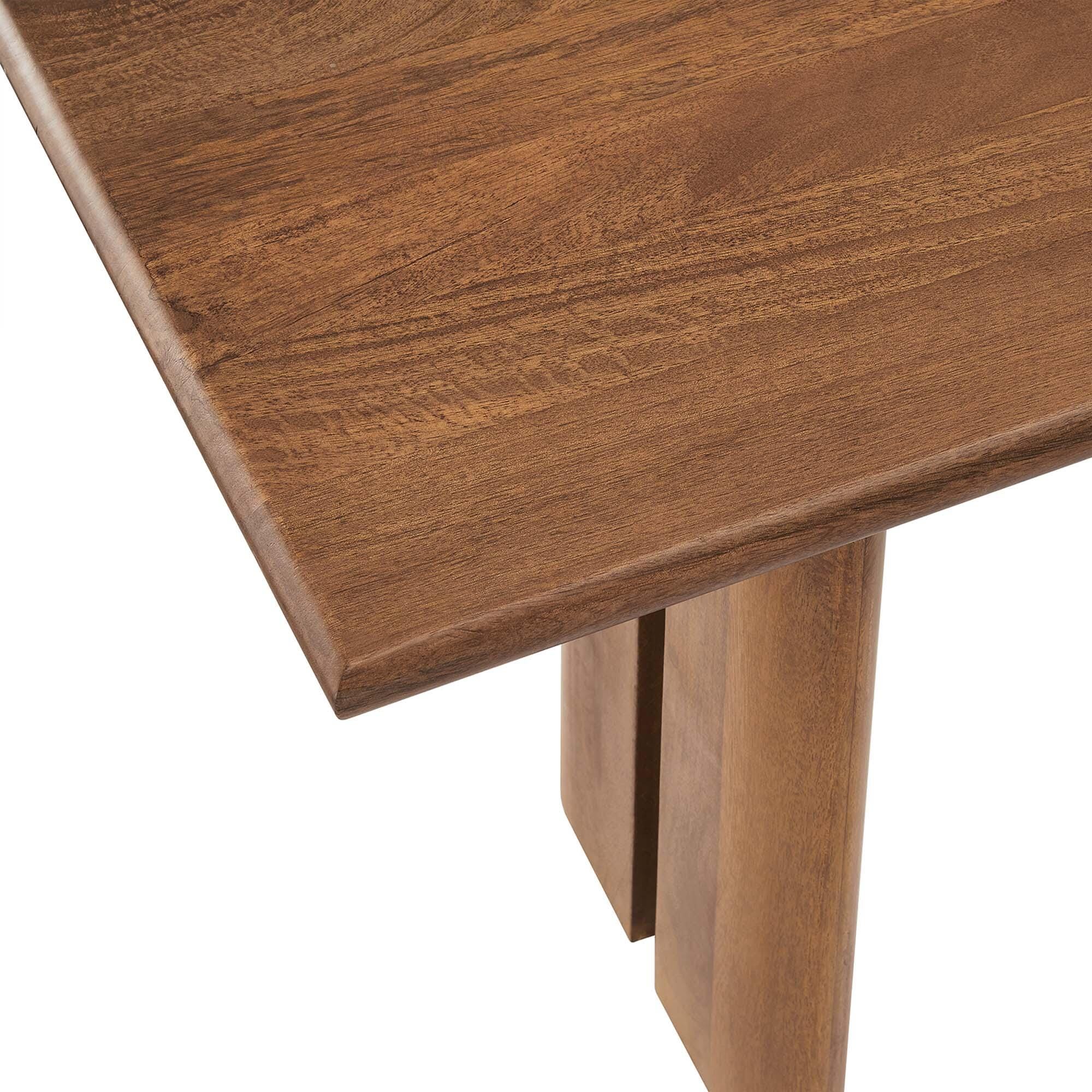 Modway Amistad 58" Dining Bench, Walnut, large