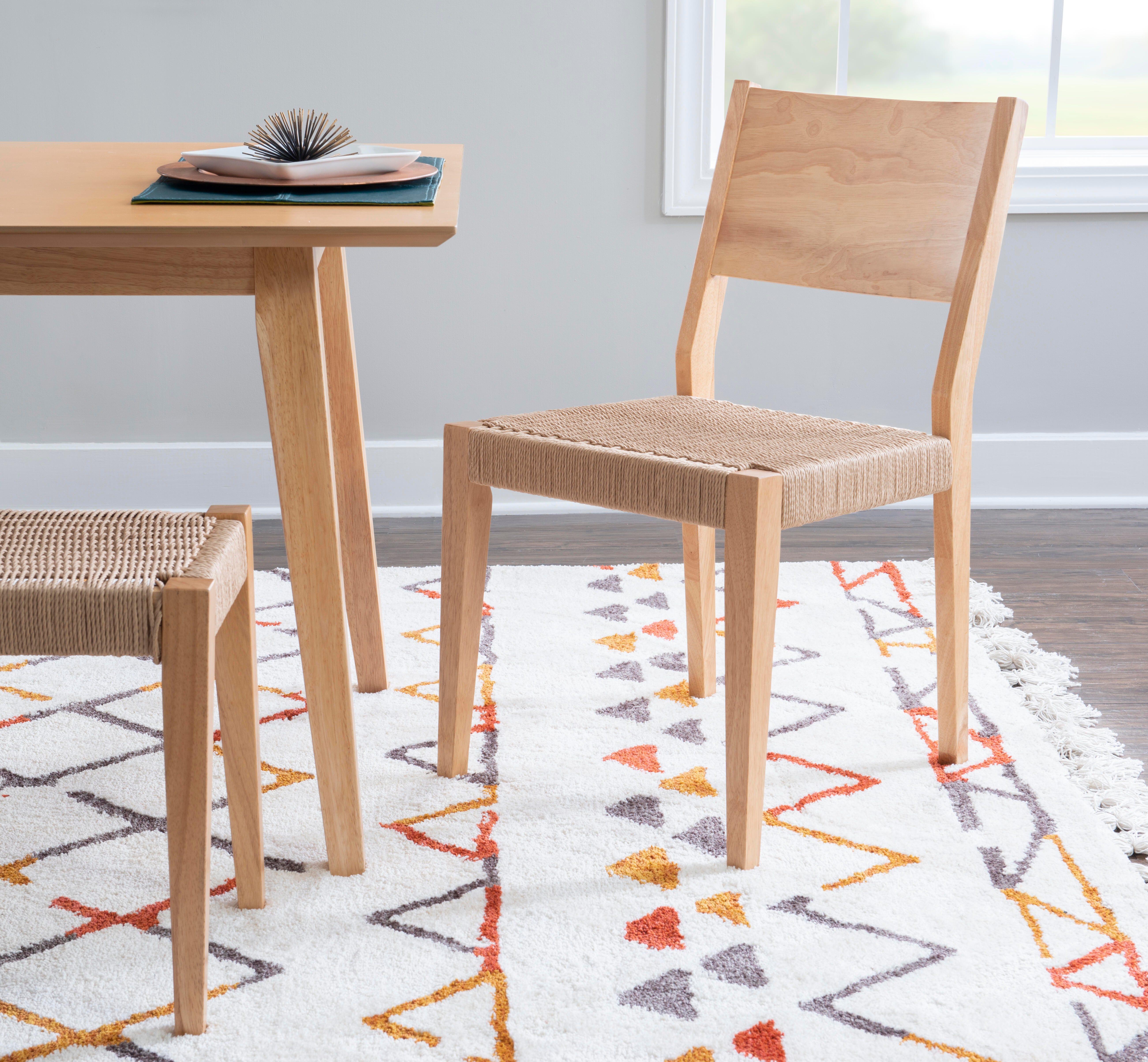 Linon Farren Dining Table and 5 Dining Chairs Set, , large