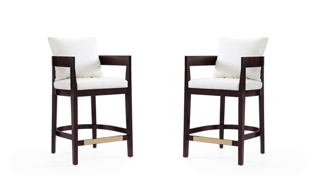Manhattan Comfort Ritz Counter Height Bar Stool (Set of 2)