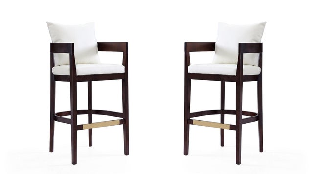Manhattan Comfort Ritz Bar Height Barstool (Set of 2)