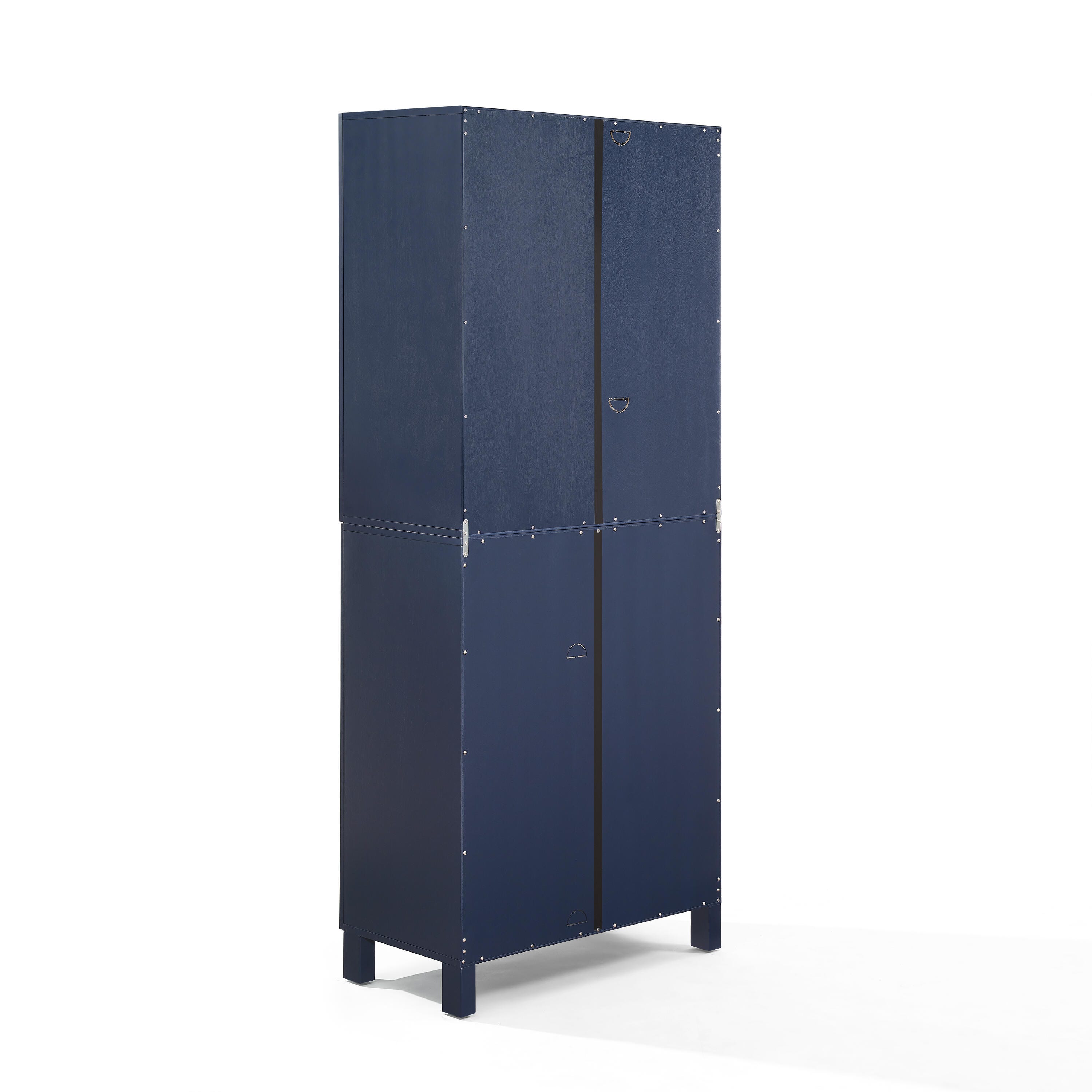 Cassai Tall Storage Pantry, Navy, large