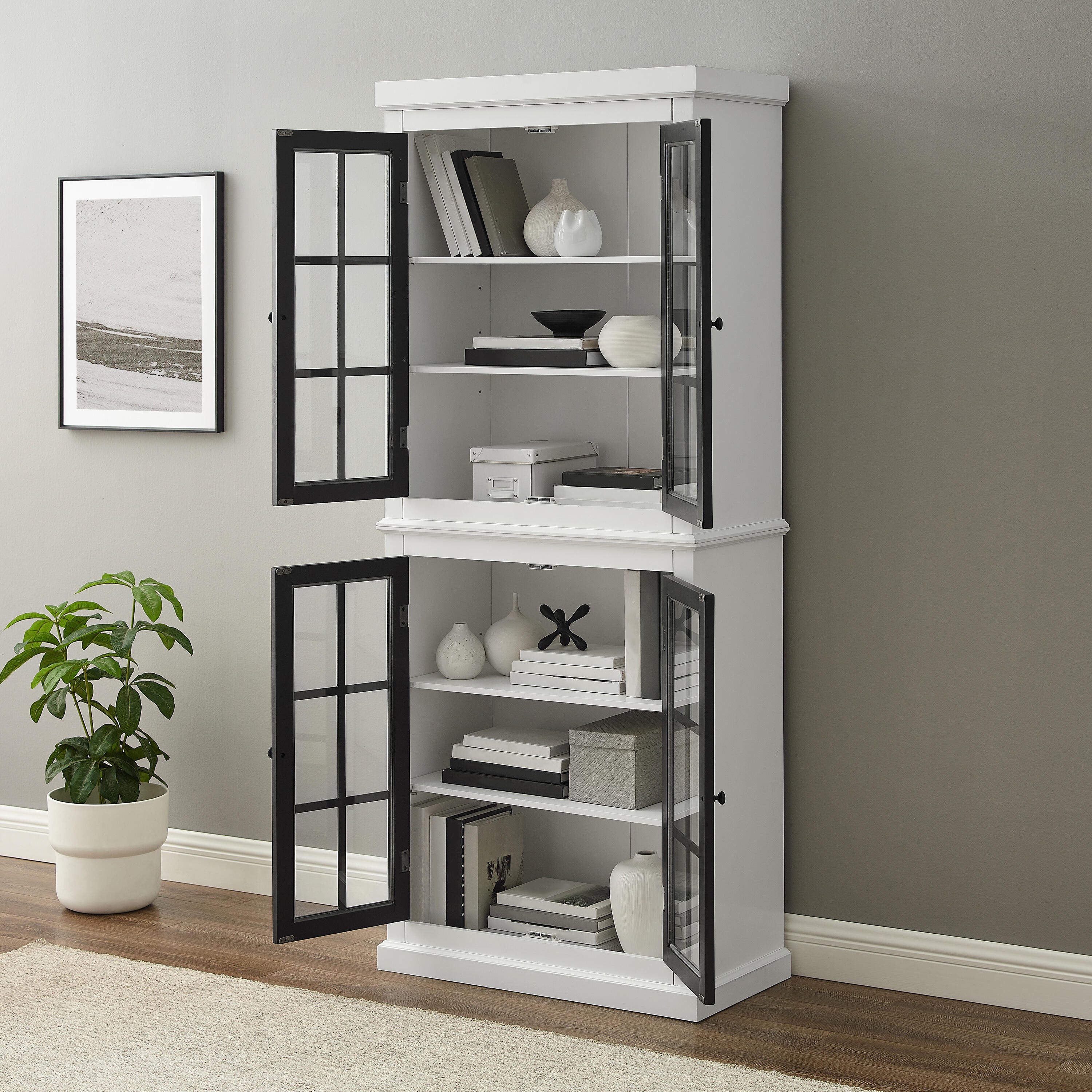 Cecily Tall Storage Pantry, , large