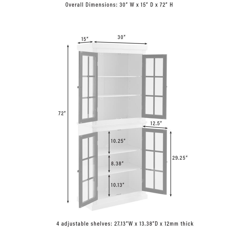 Cecily Tall Storage Pantry, , large