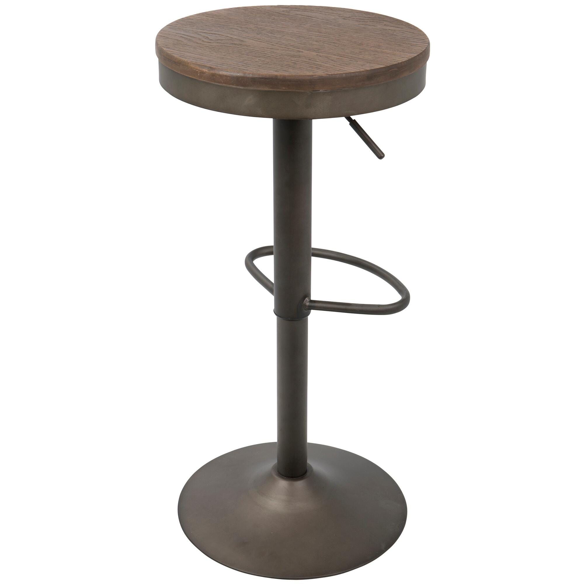 Dakota Bar Stool (Set of 2), Antique Brown, large