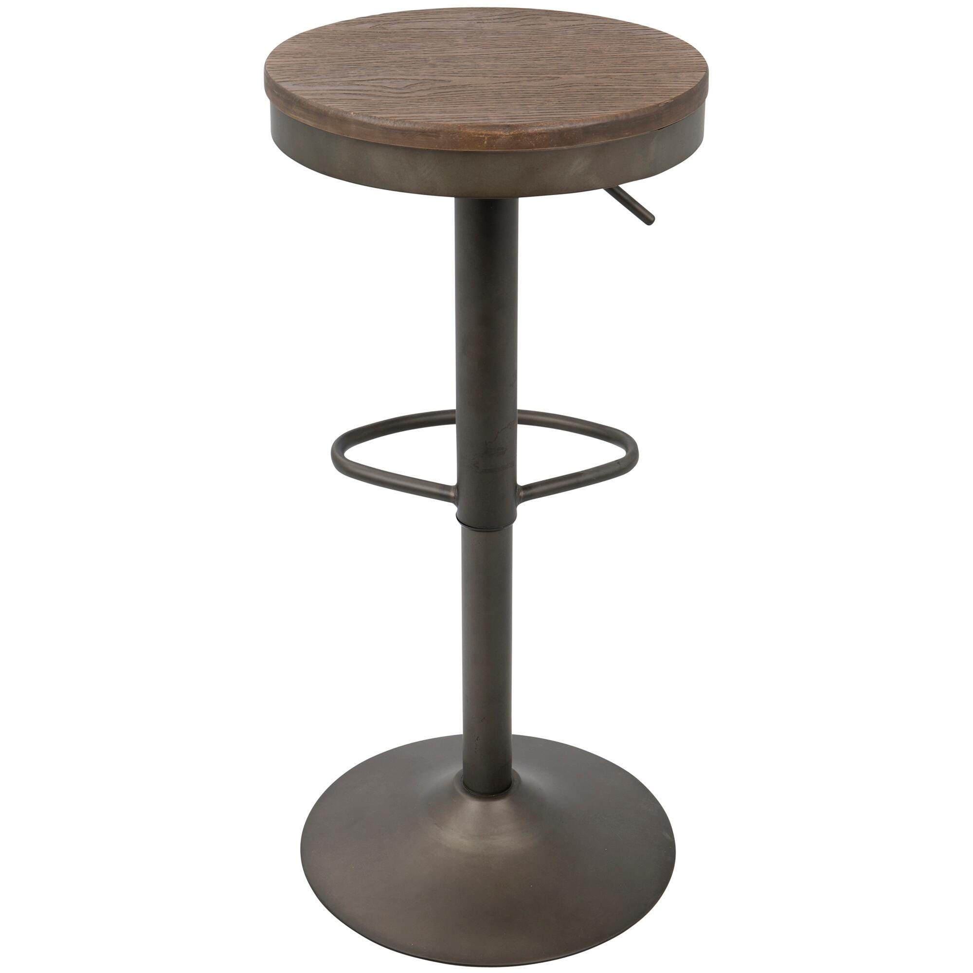 Dakota Bar Stool (Set of 2), Antique Brown, large