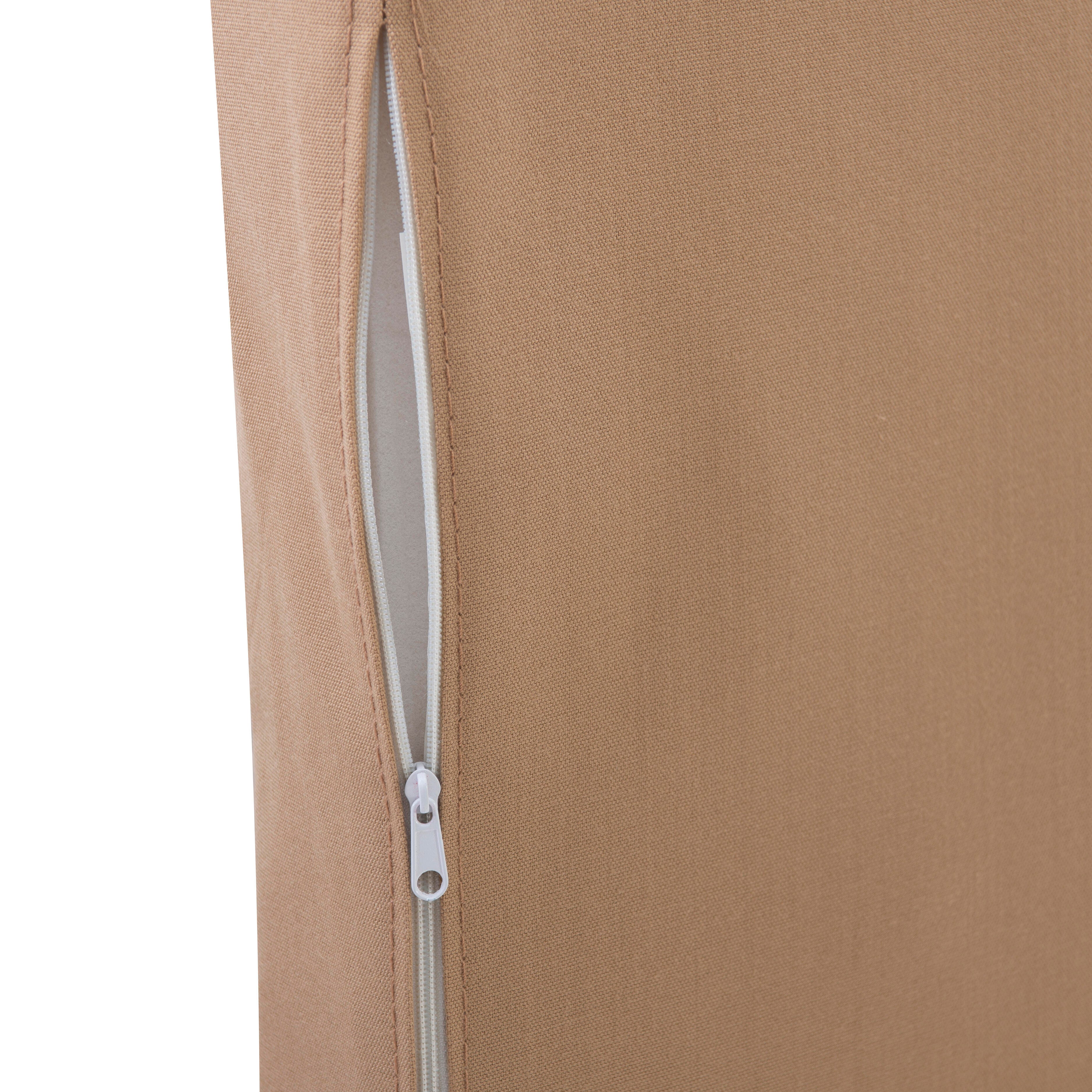 Linon Landin Two Toned Nook With Cushion Set, Brown, large