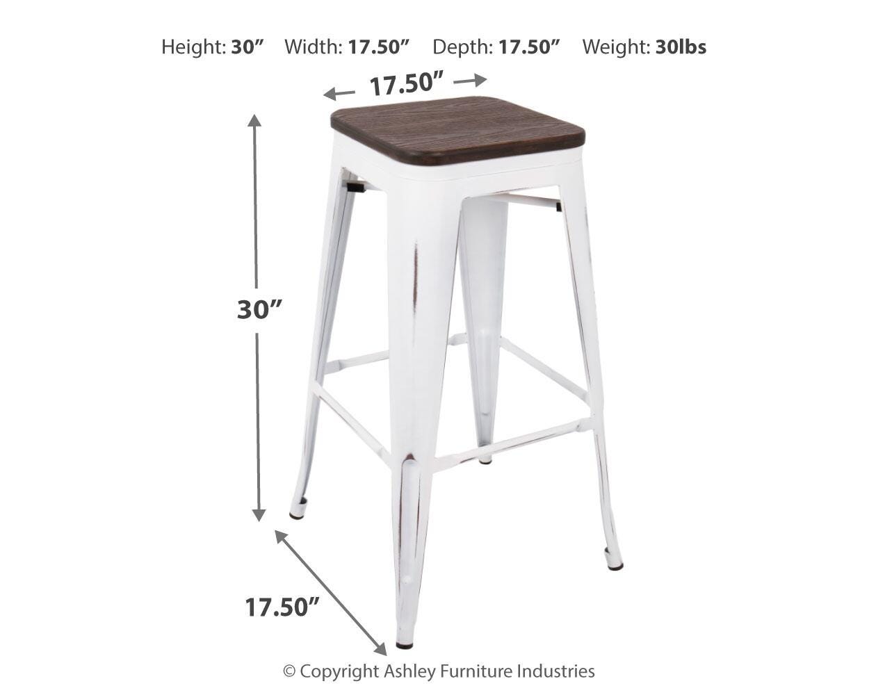 Oregon Bar Stool (Set of 2), , large