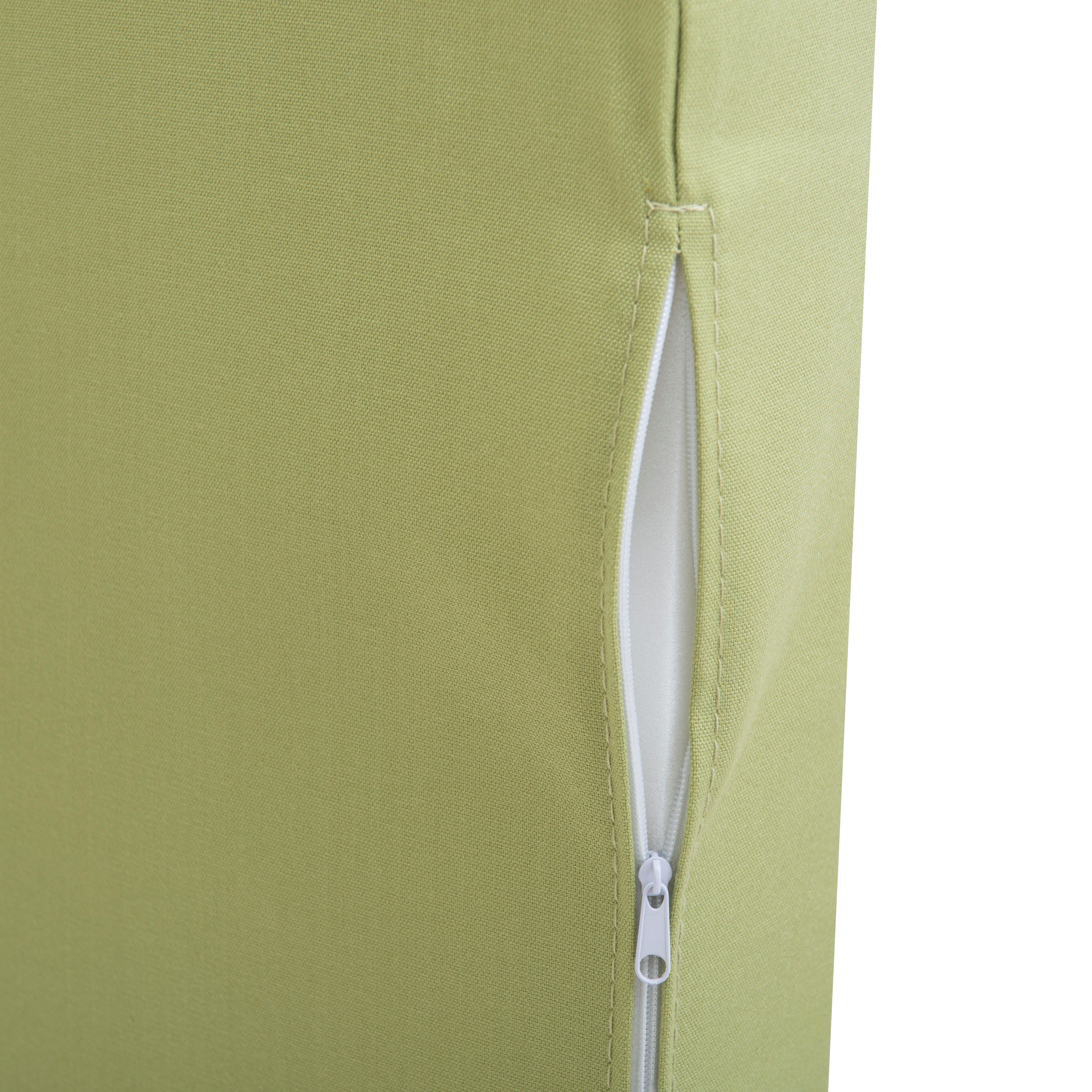 Linon Landin Two Toned Nook With Cushion Set, Green, large
