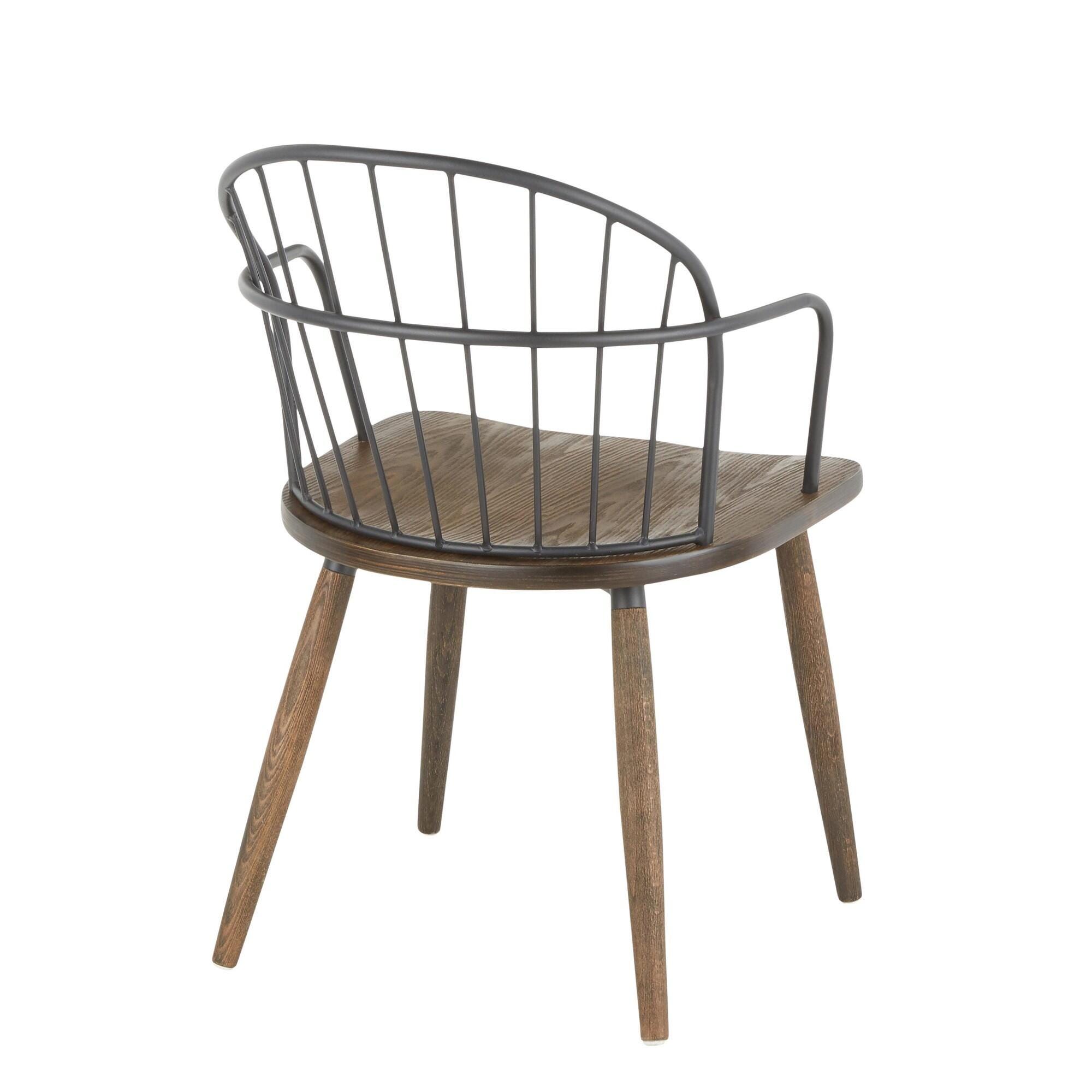 LumiSource Riley Dining Chair with Arms (Set of 2), , large